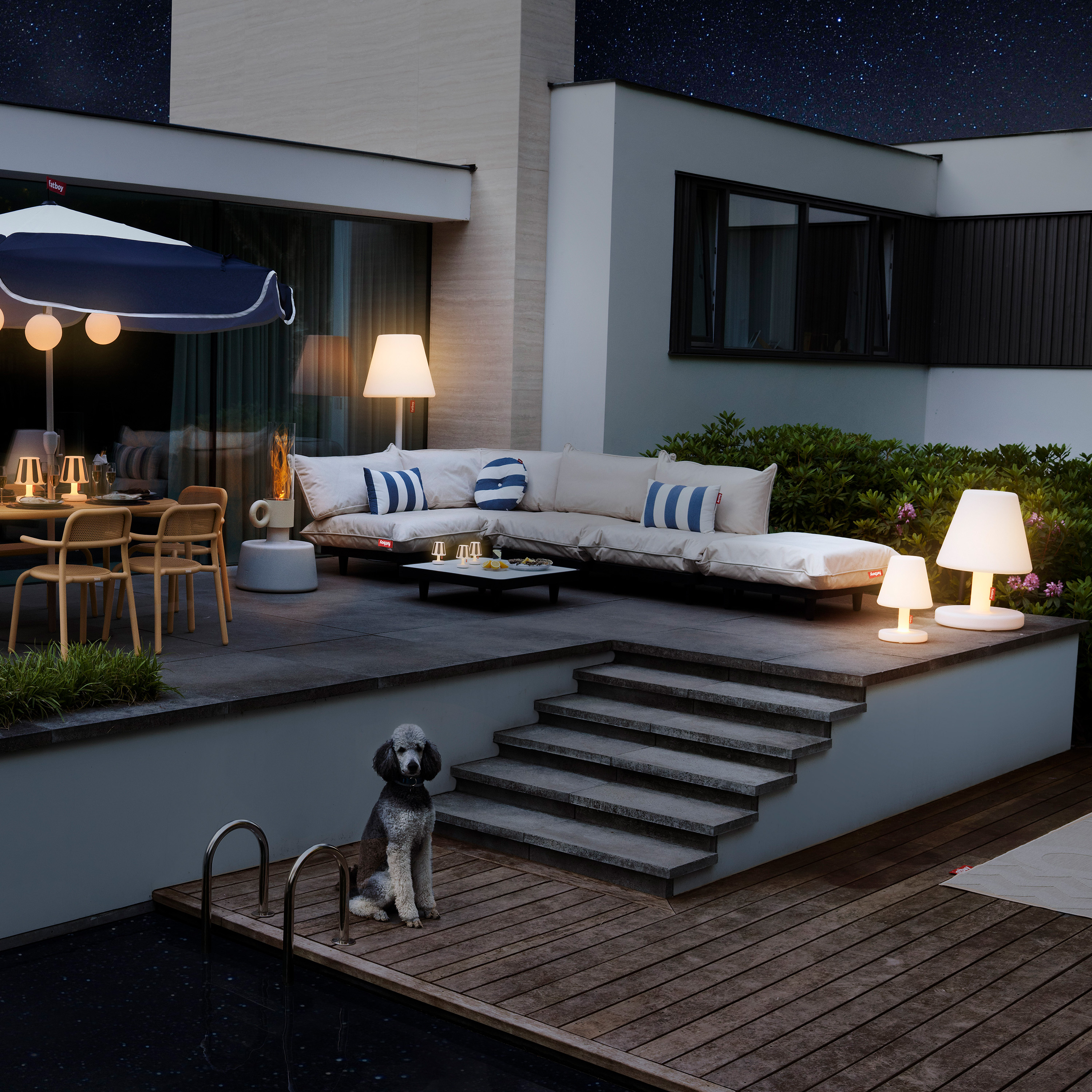 Fatboy Edison the Giant Golvlampa Anthracite 182cm