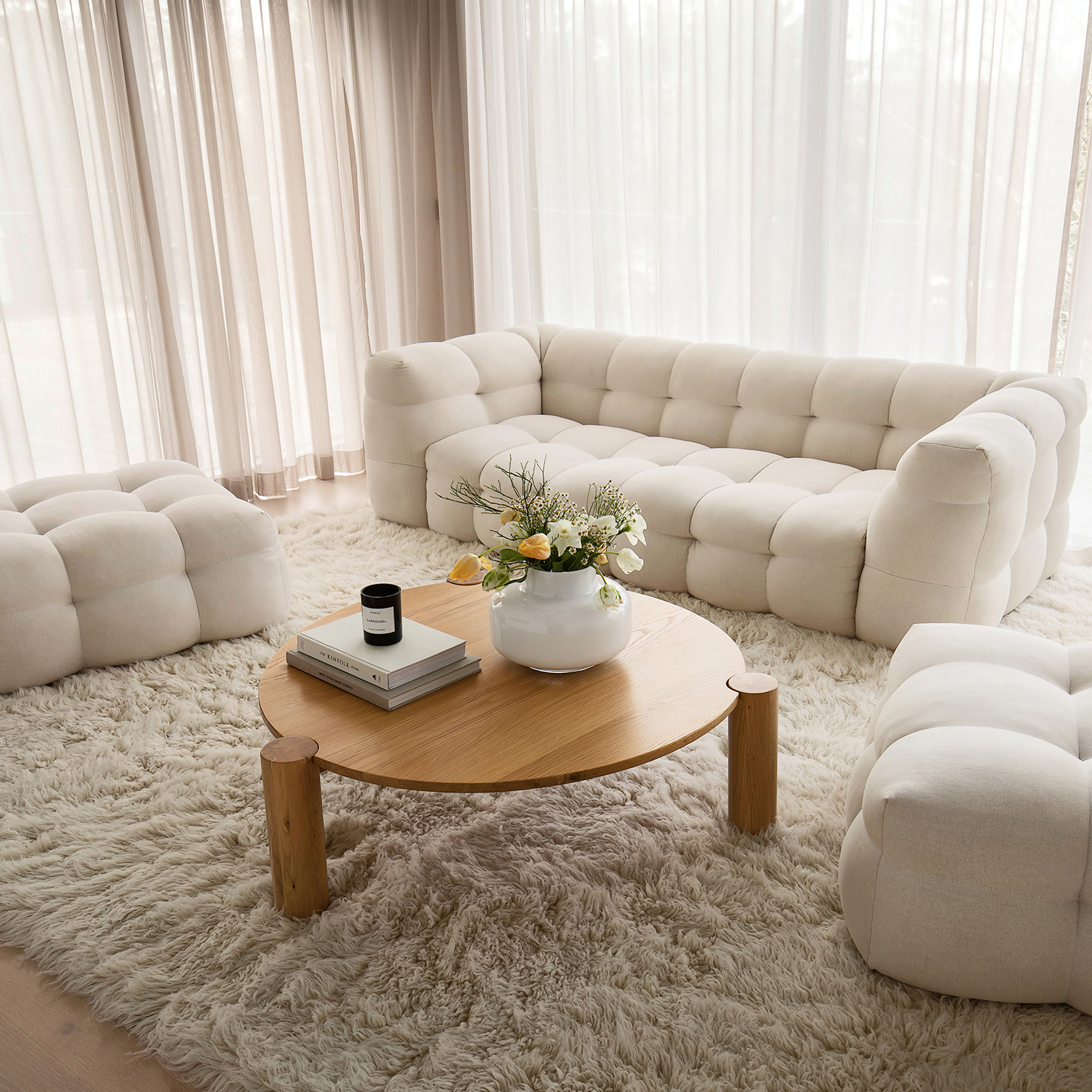 Sleepo Collection Billie 3-sits Soffa Nature