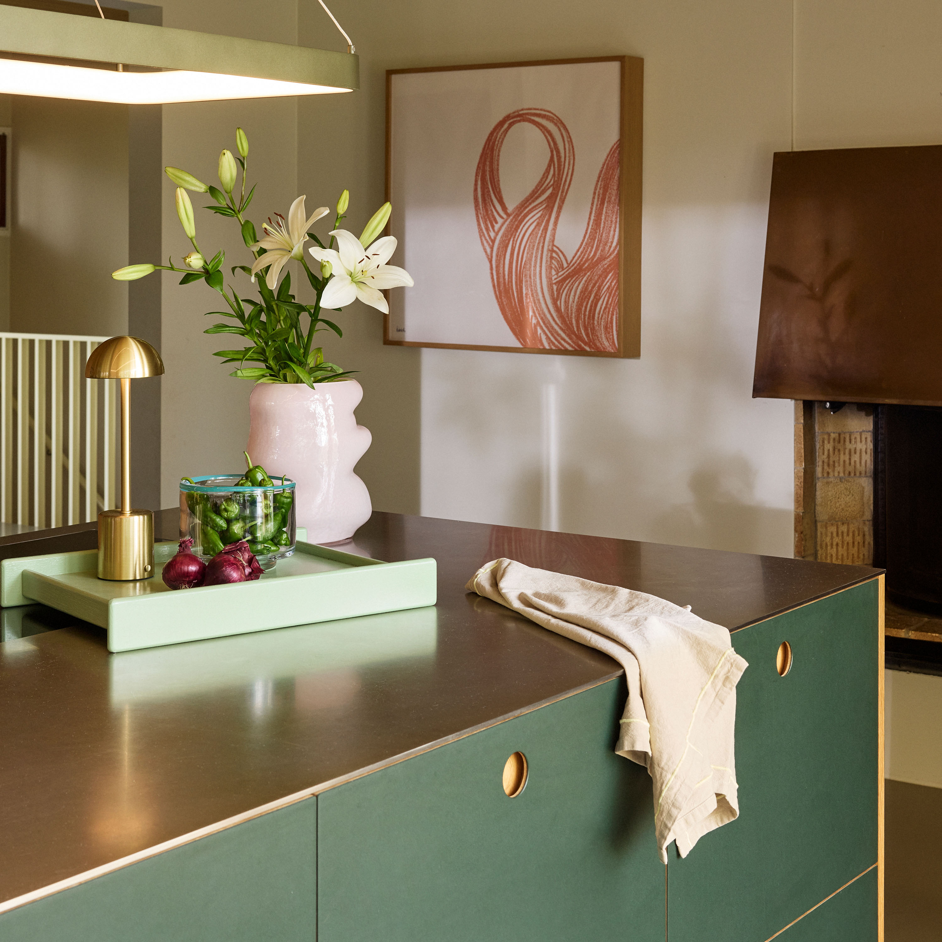 Hübsch Less Brett Green