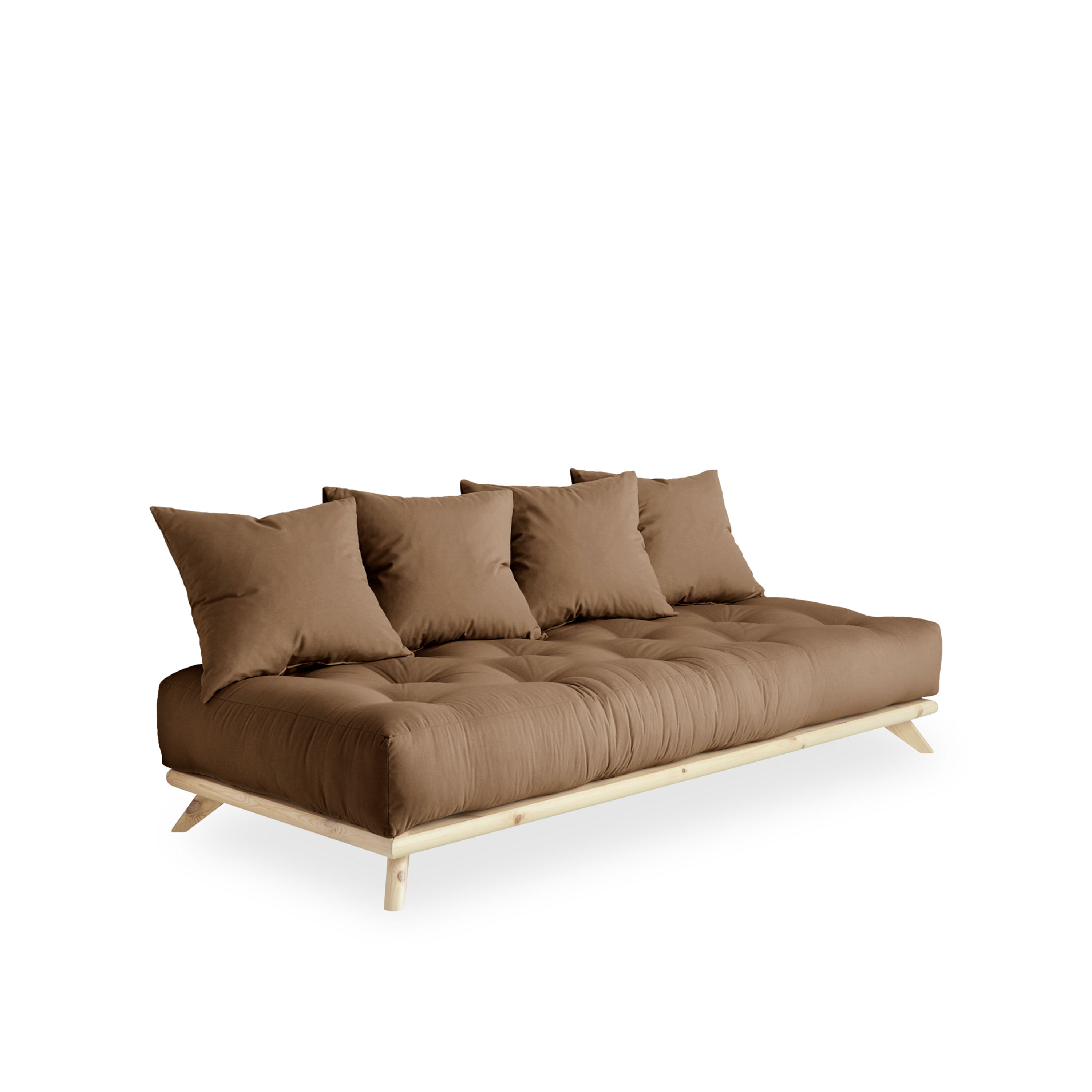 Karup Design Senza Vuodesohva Luonnollinen/Mokka 200 cm