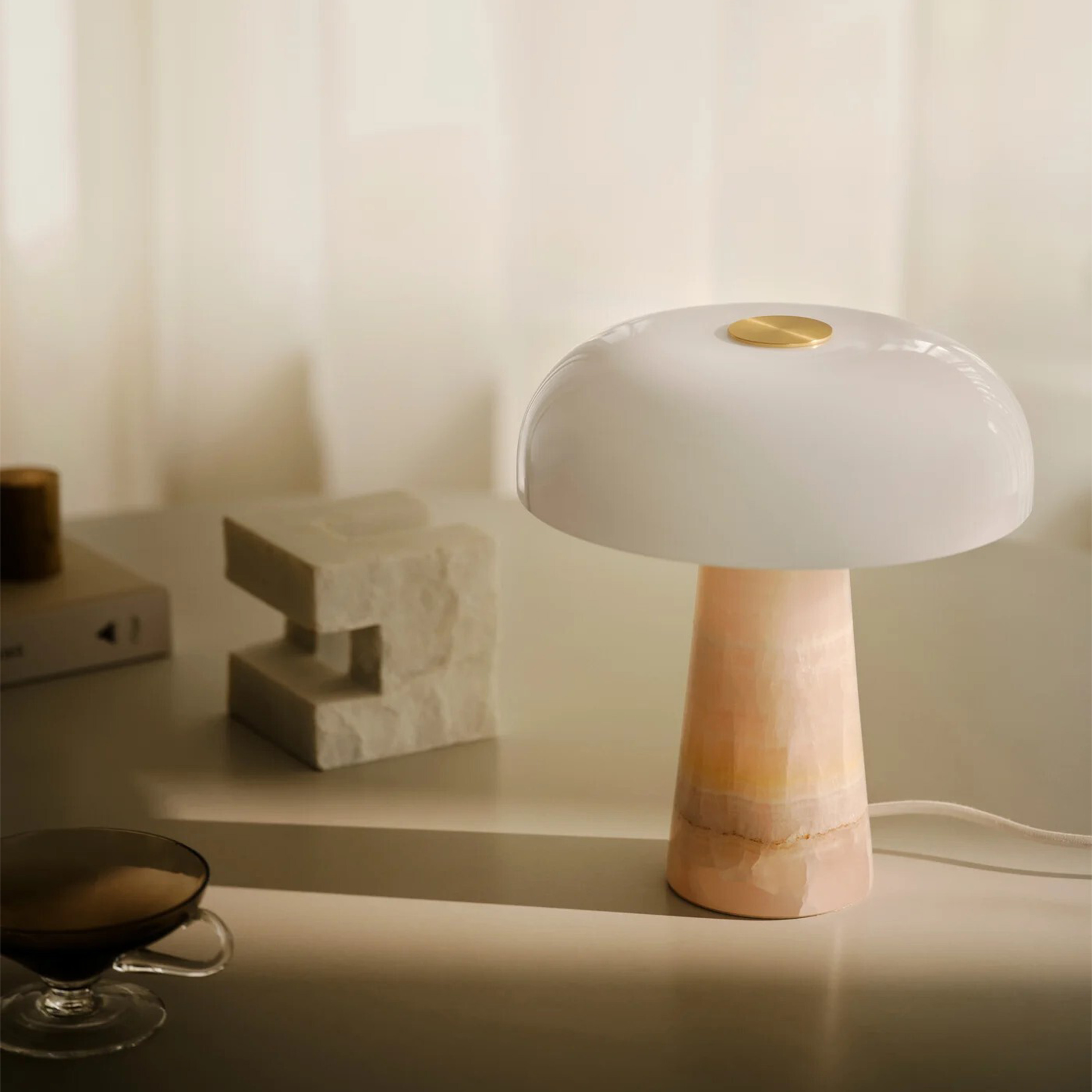 Design For The People Glossy Mini Tischlampe Pink 24cm