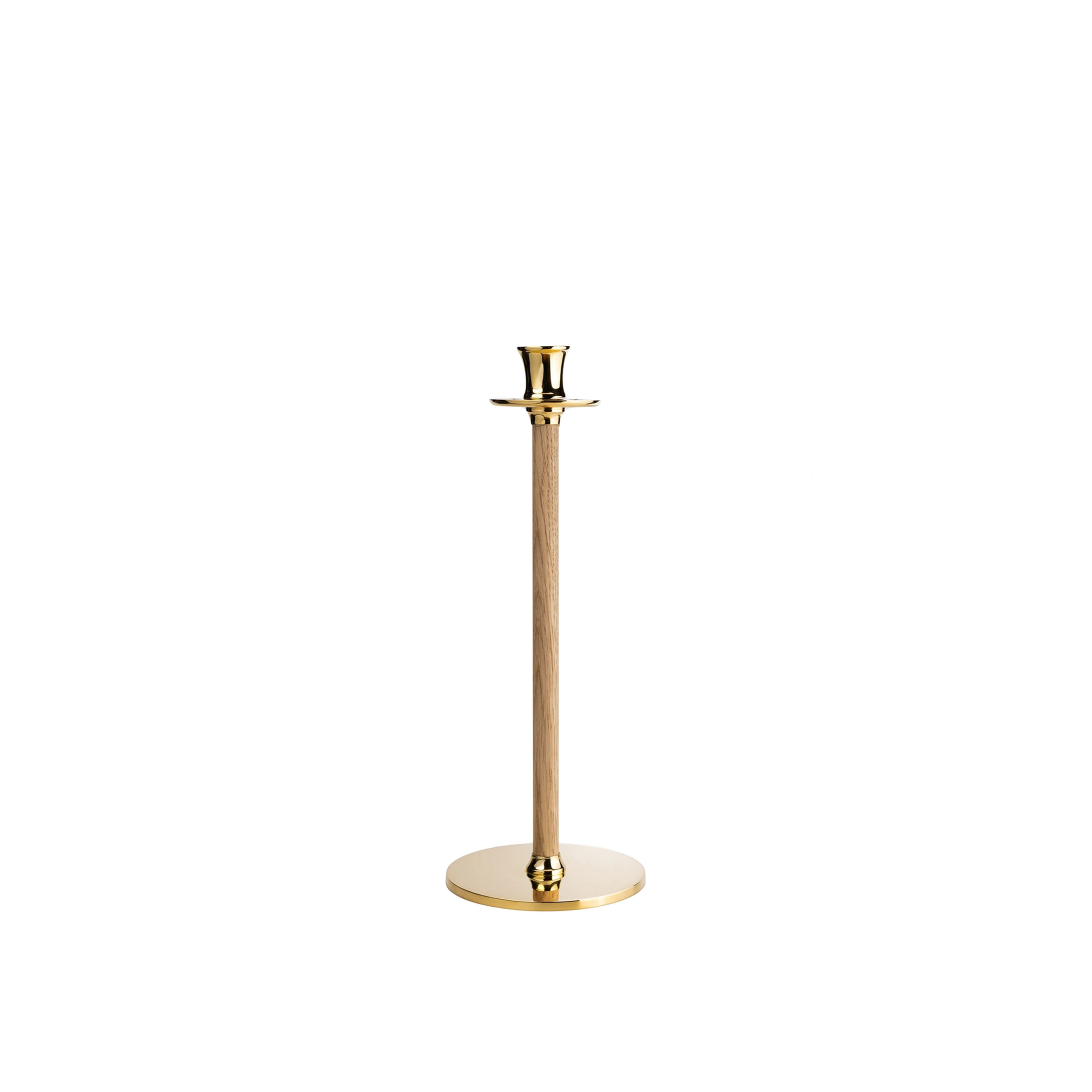 Alto Basso Ljusstake Gold/White pigmented 30cm