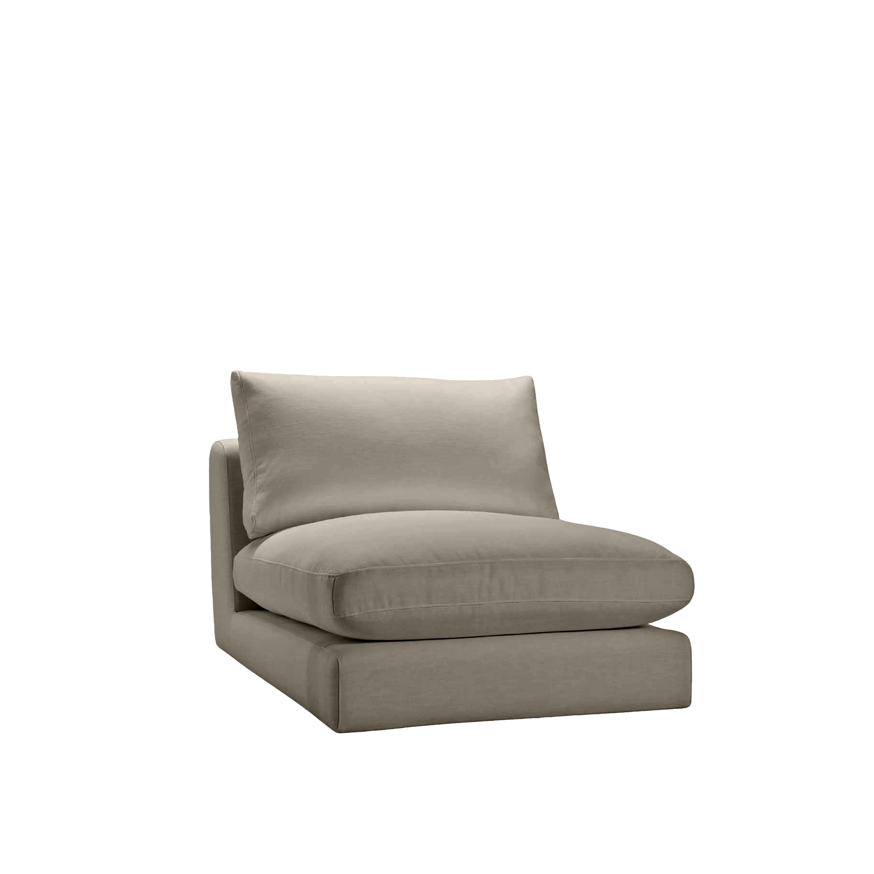 Capri 1-sits Soffmodul Taupe 85cm