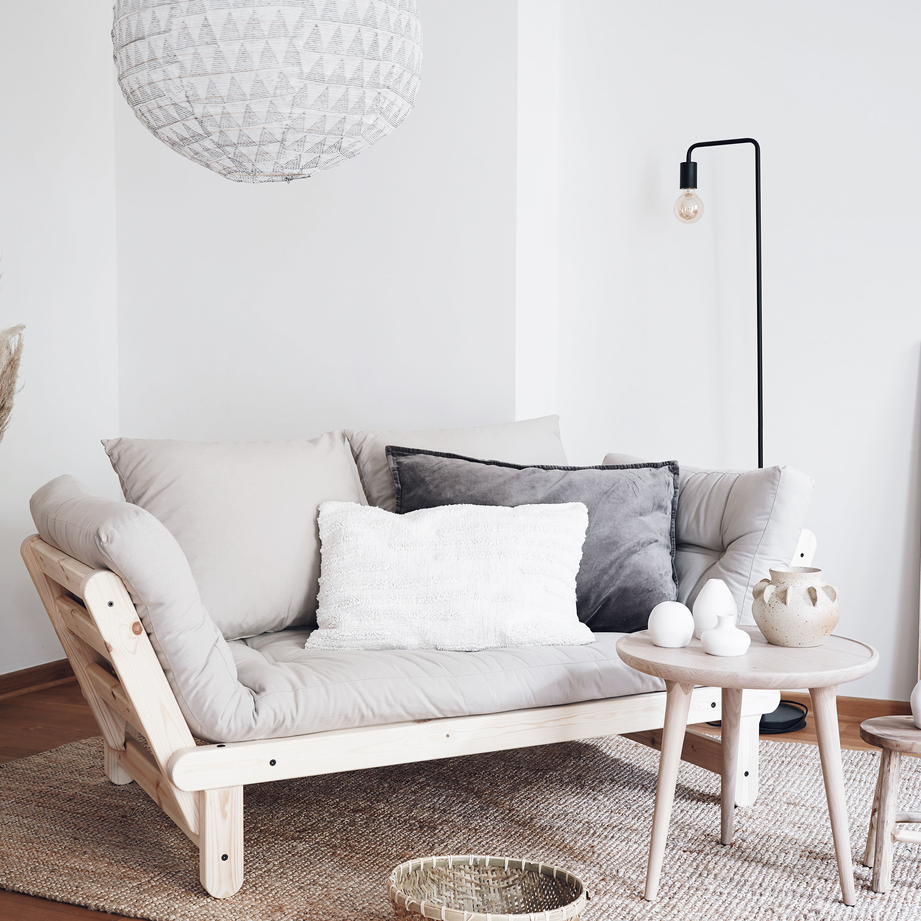 Karup Design Beat Bäddsoffa Natur/Linen 200cm