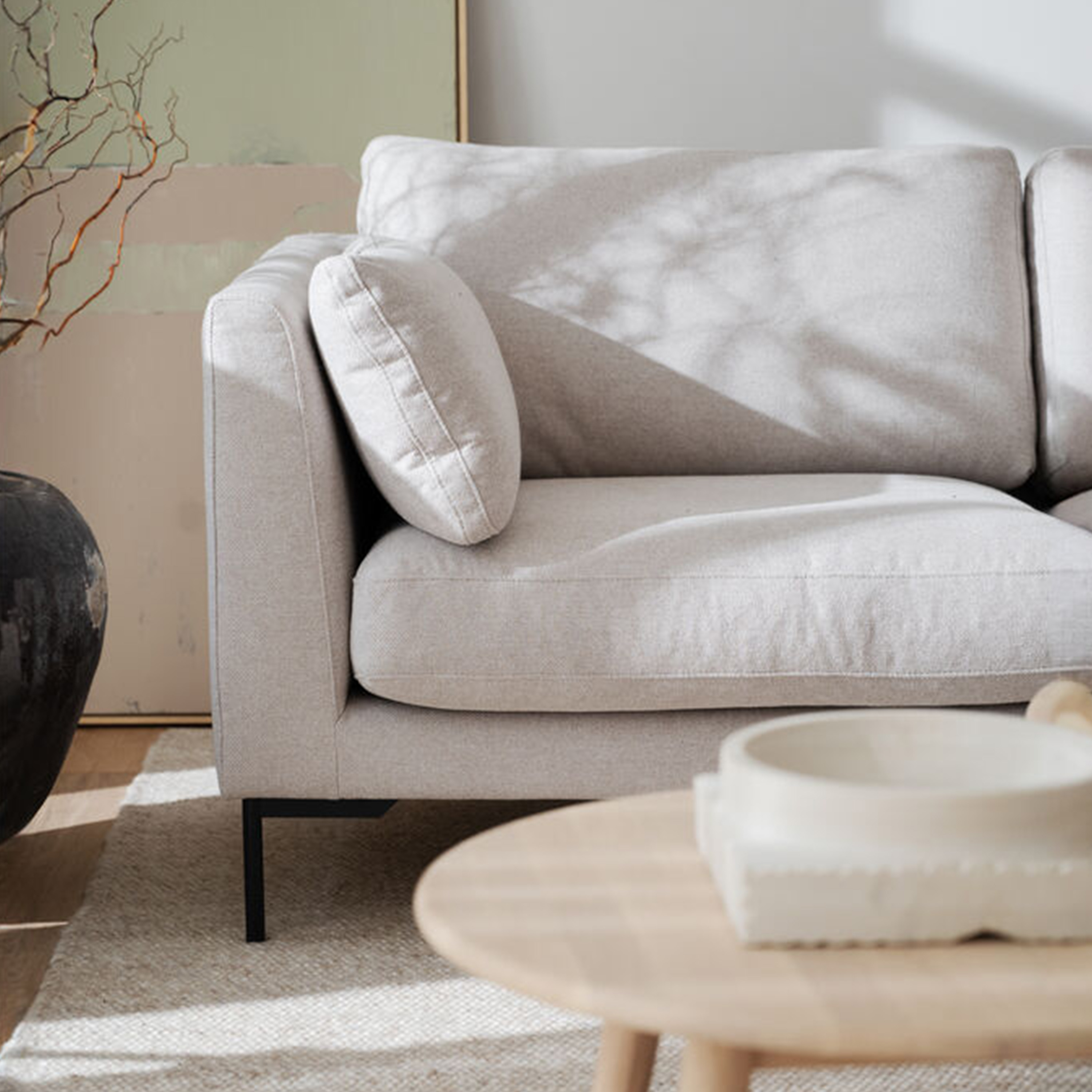 Rowico Home Corwin 2,5-Sitzer Sofa Beige