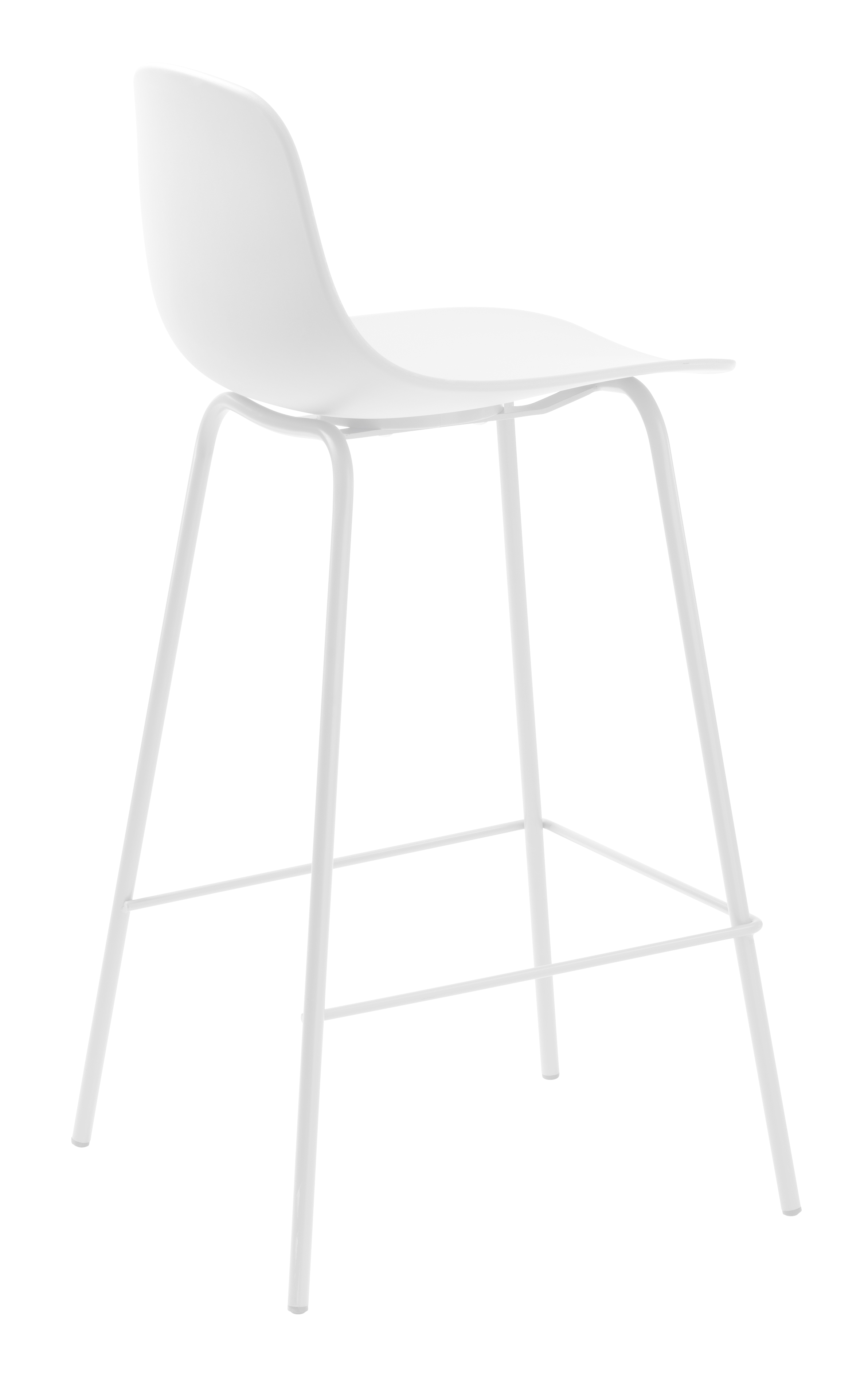 Nordic Home Eva Barstol White 67.5cm