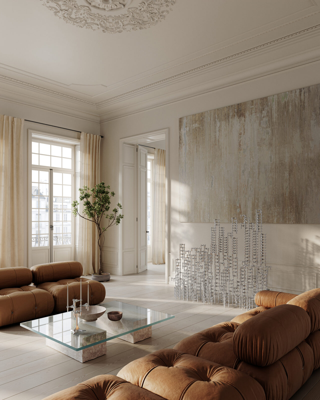 Stoff STOFF Nagel Lysestake Chrome 3-pakning