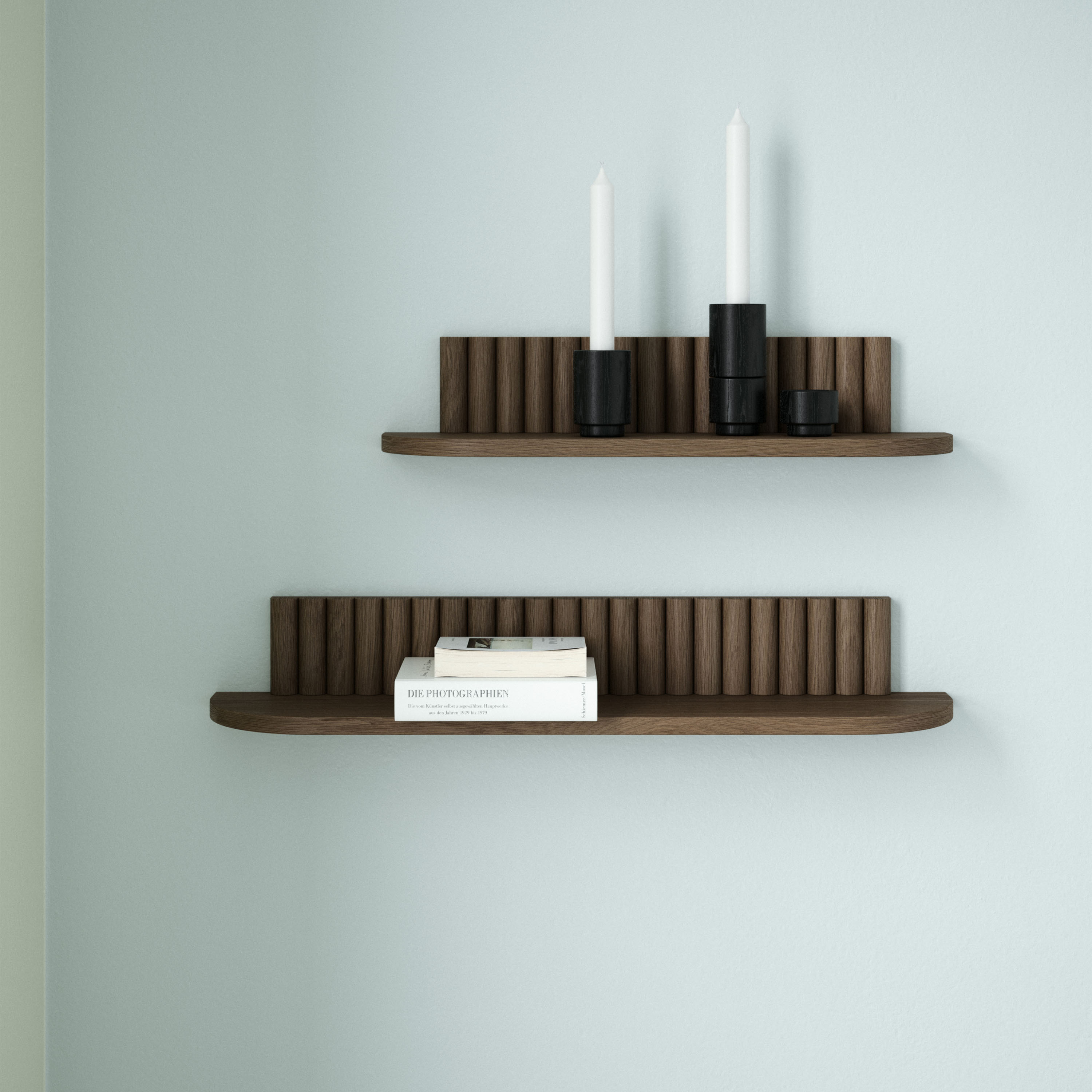 Andersen Furniture Pillar Seinähylly Savustettu Öljytty Tammi Large