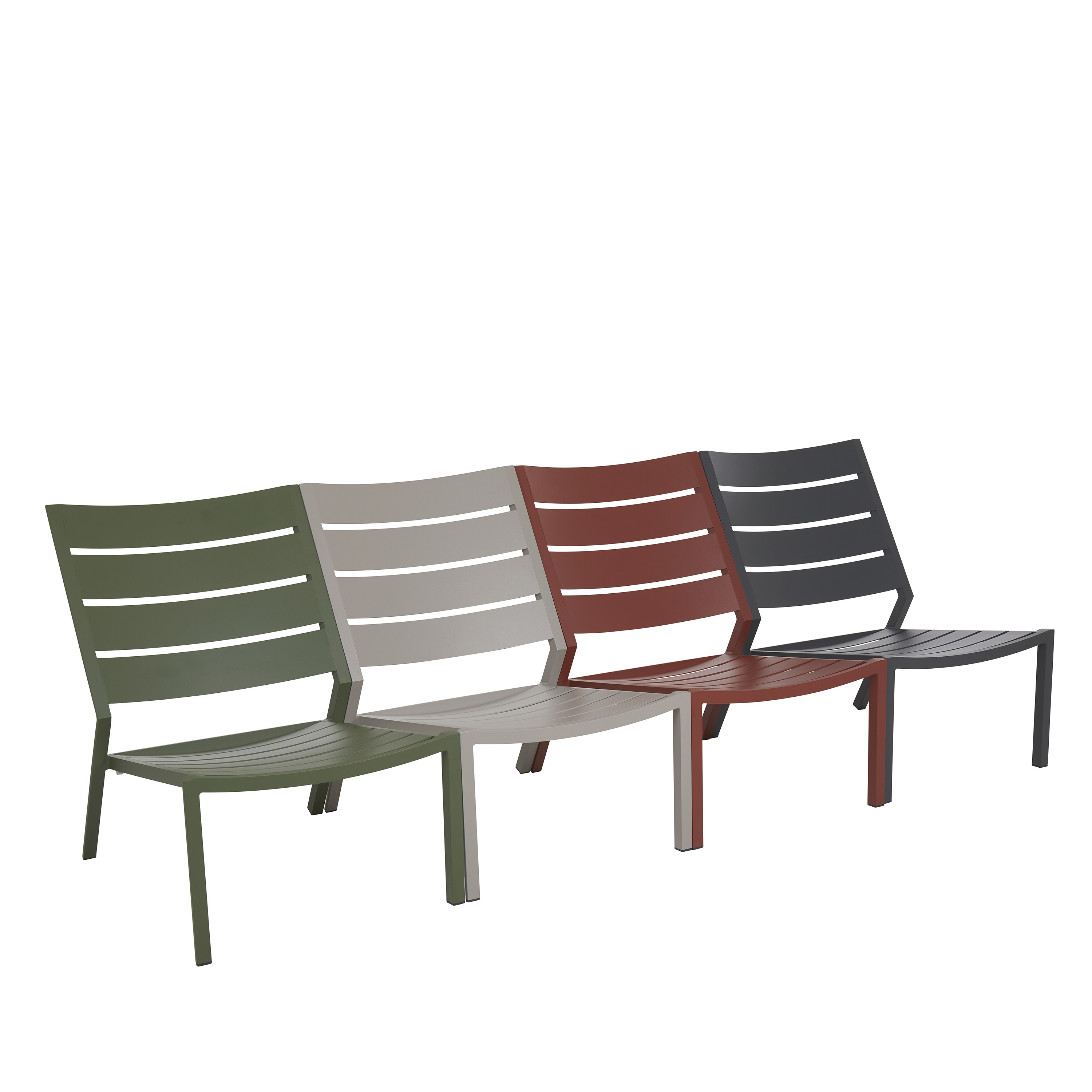 Brafab Delia Loungefåtölj Khaki