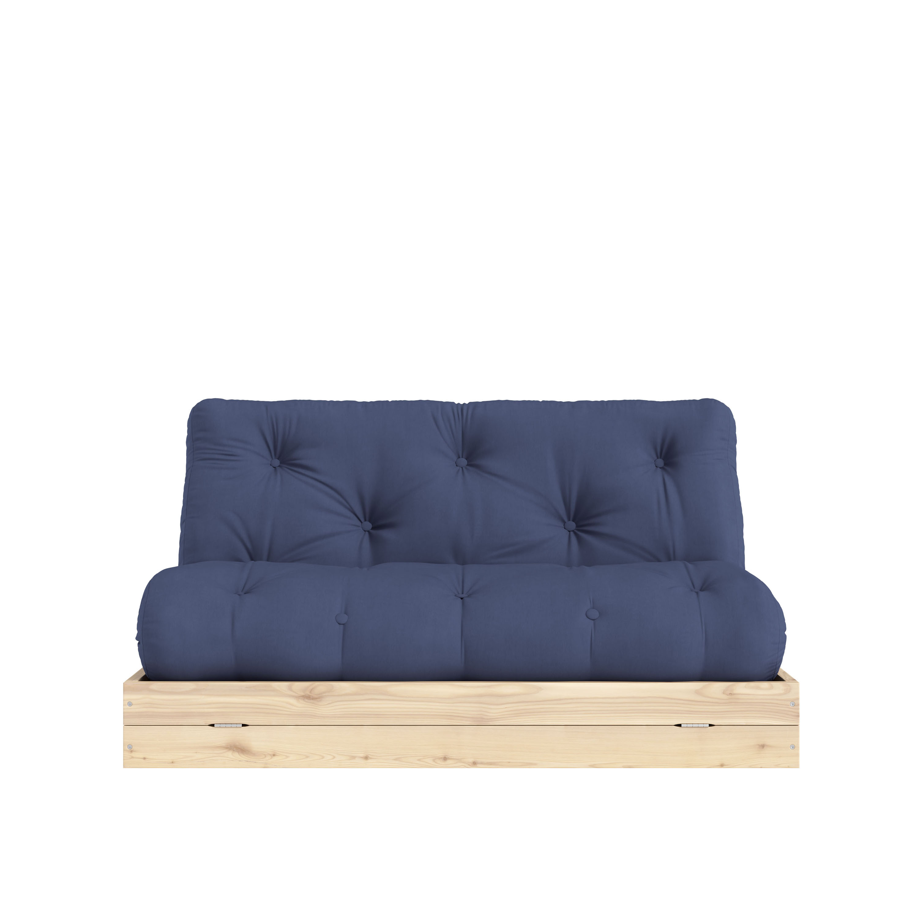 Karup Design Flip Vuodesohva Raw patjalla Petrol Blue 140x200