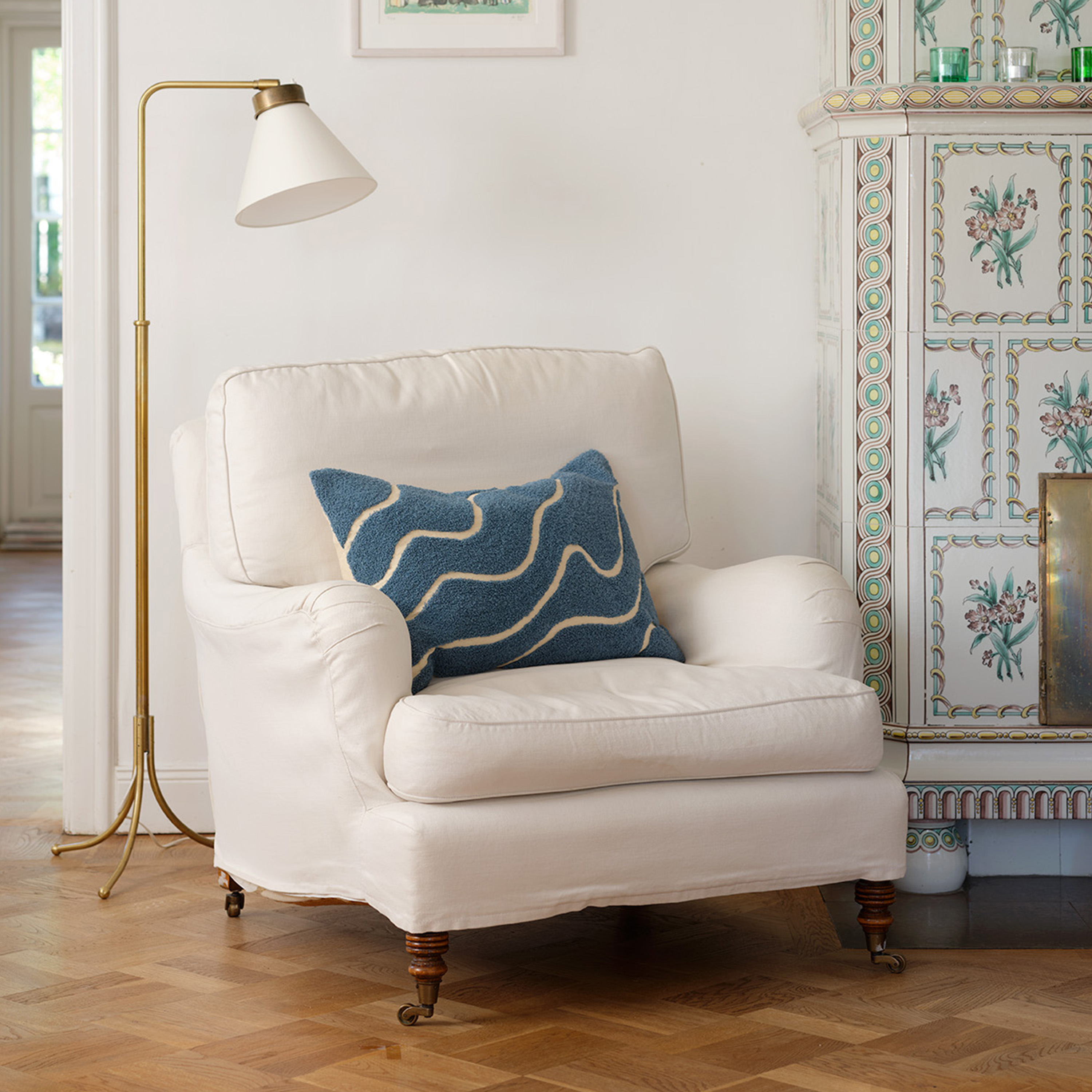 Chhatwal &amp; Jonsson Kashi Kissenbezug Heaven Blau 40x60 cm