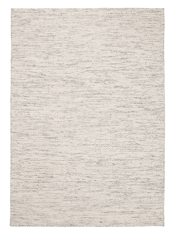 Linie Design - Nyoko Wollteppich White 140x200 - Weiß - Wollteppiche