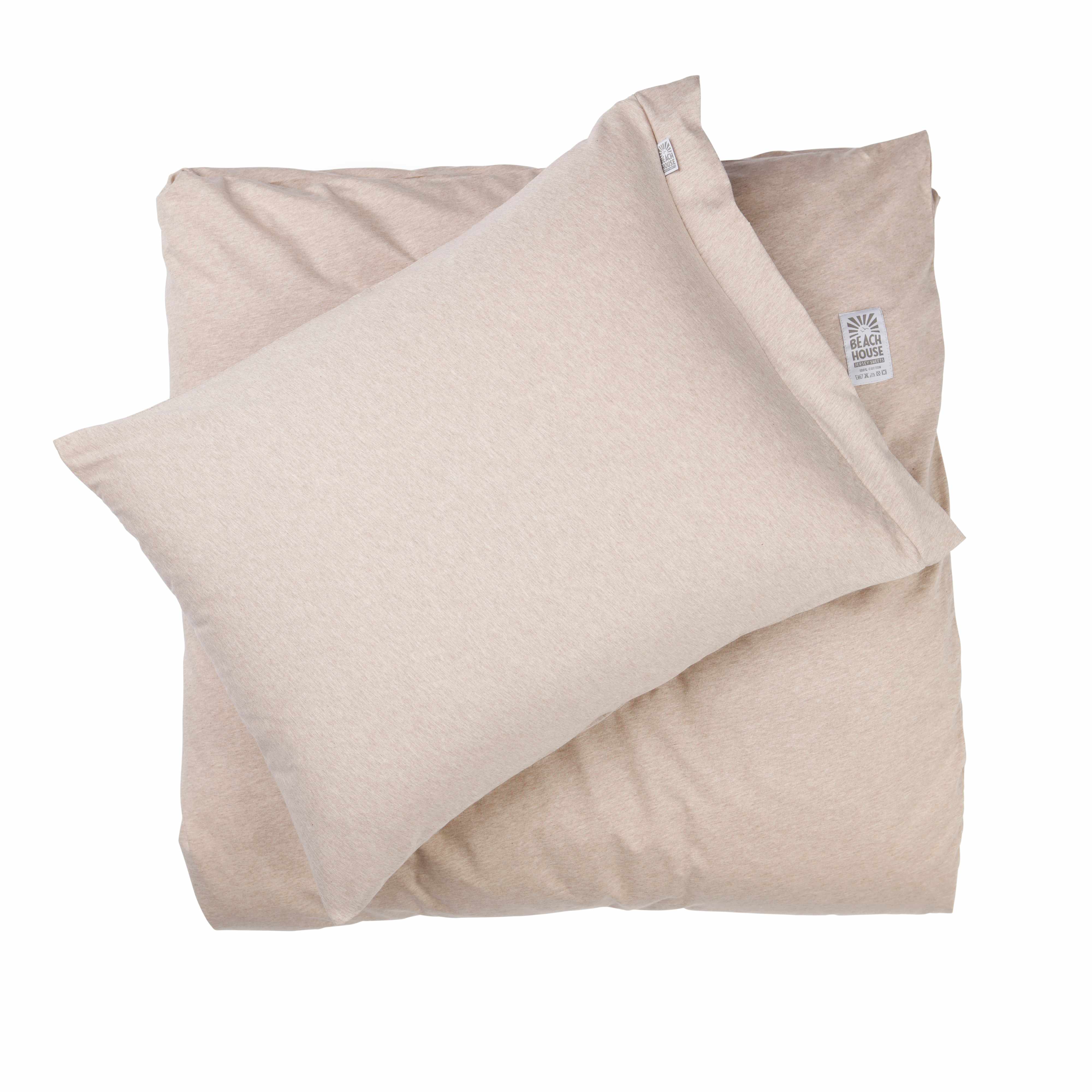 Plain Örngott Sand Melange 50x60