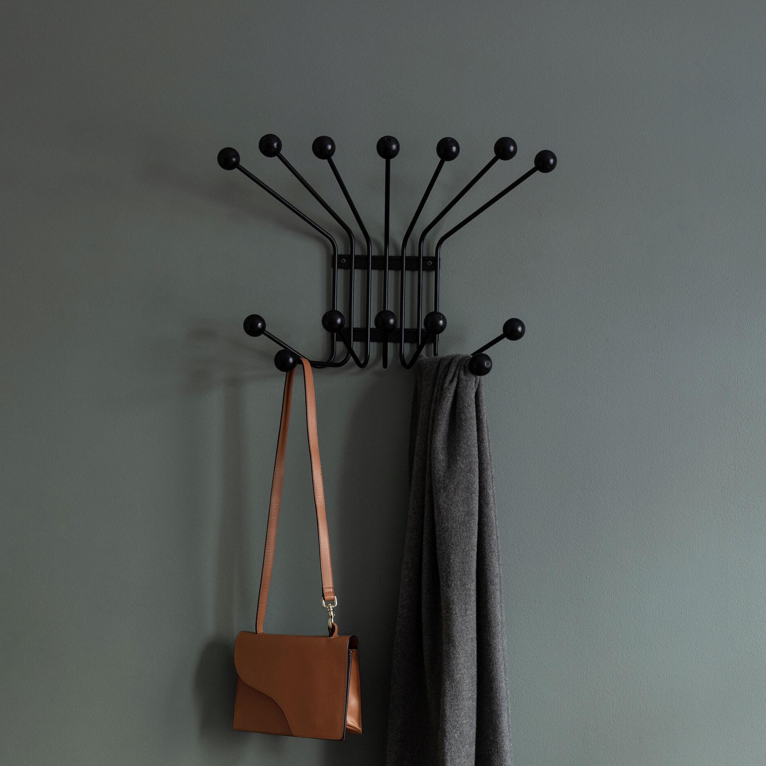 Maze Bill Coat Rack Black Large