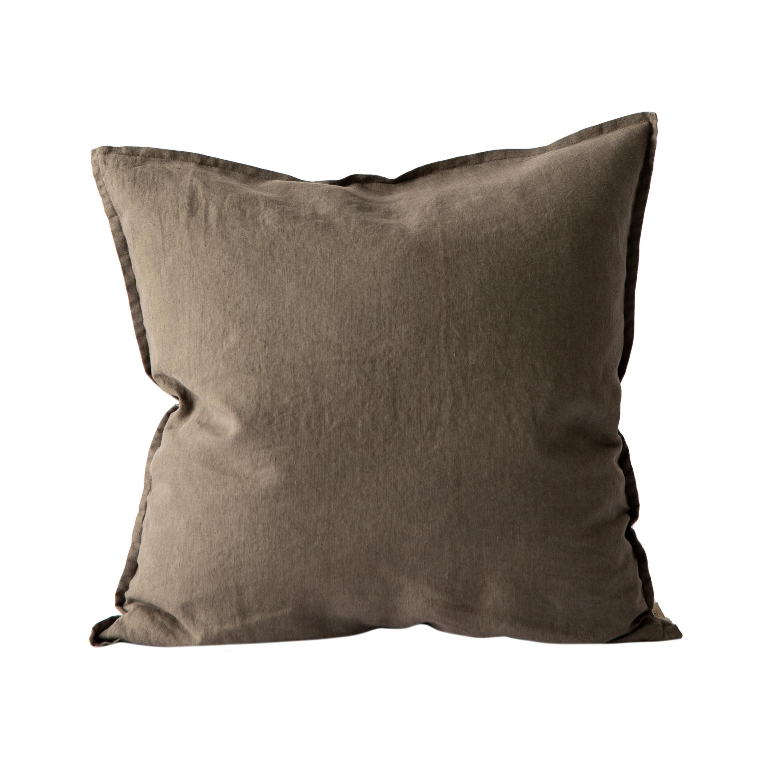 Kuddfodral Linne Taupe 50x50