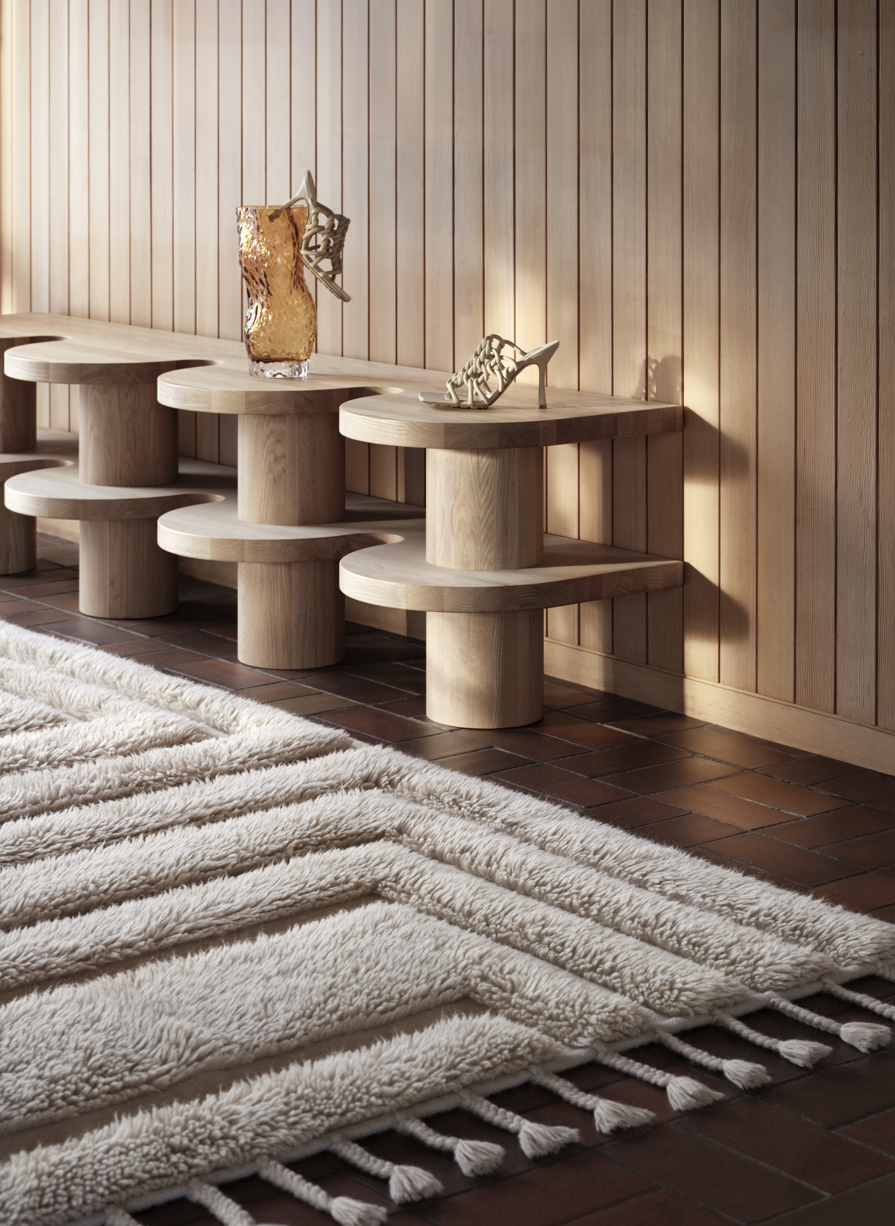 Tinted Kask Ullteppich Beige 250x350