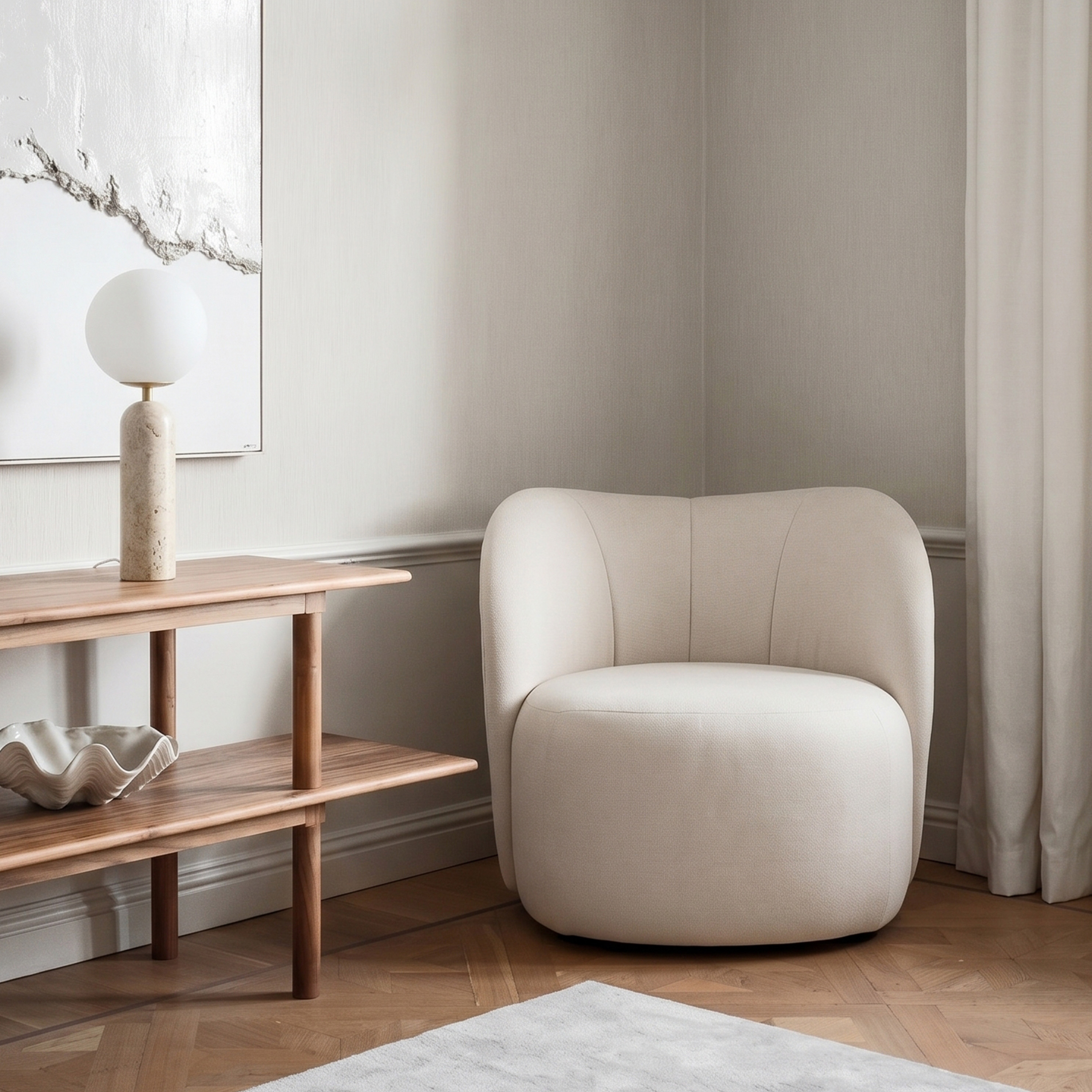 Sleepo Collection Lollo Fåtölj Light Beige