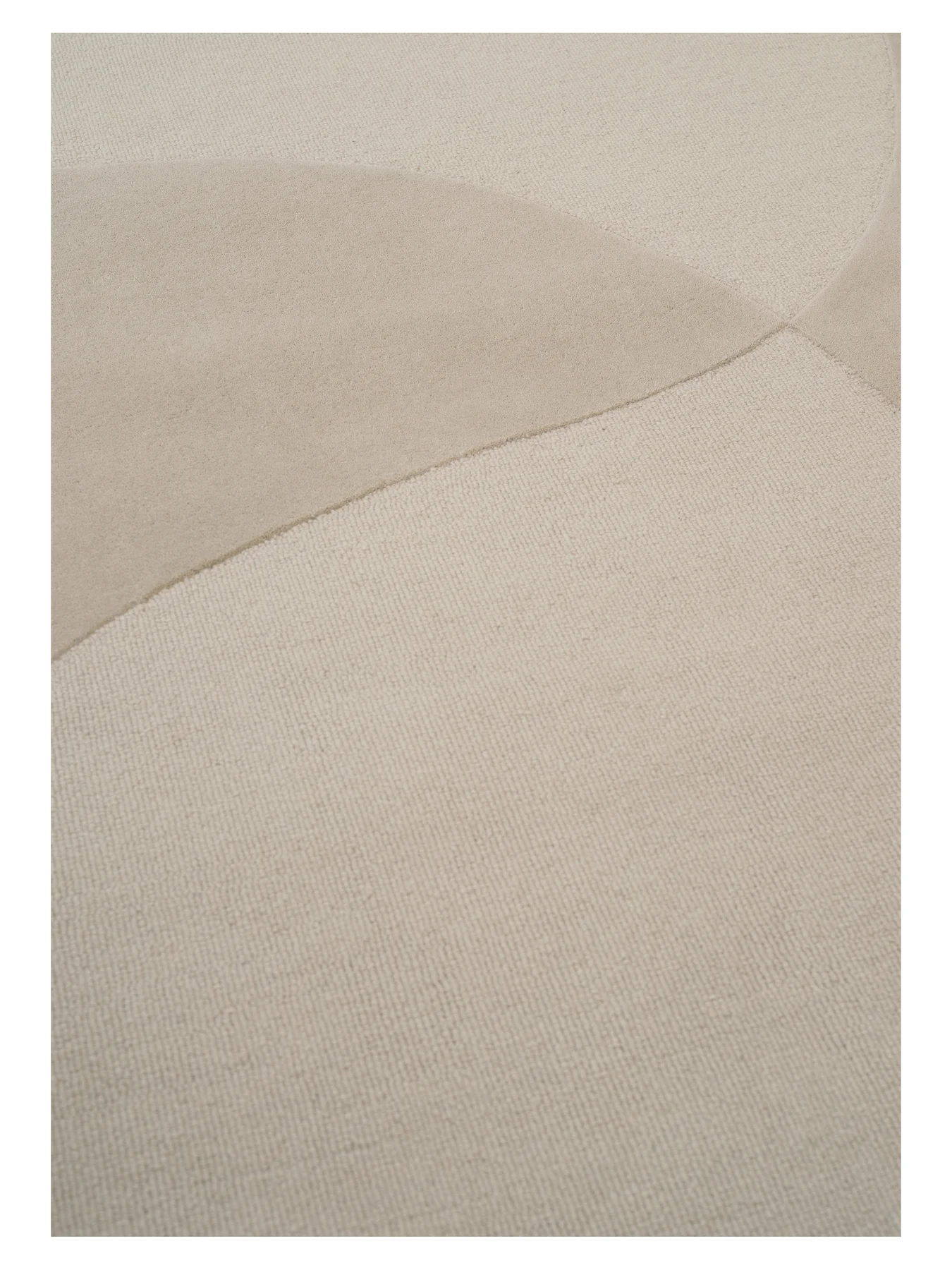 Linie Design Split Plains Ullmatta Beige 170x240