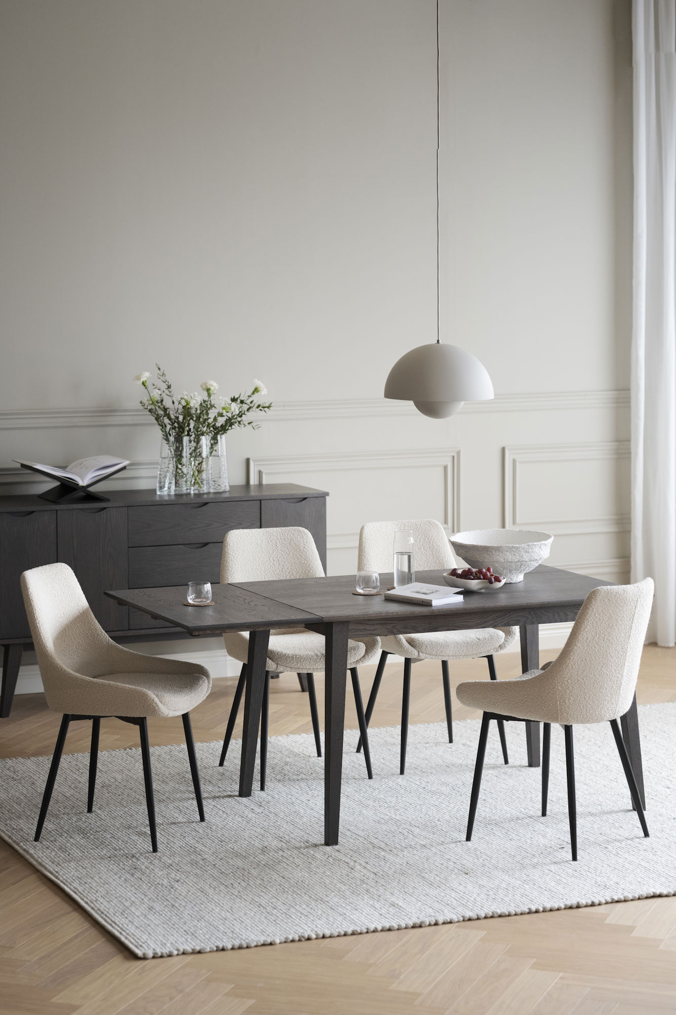 Rowico Home Sierra Matstol Bouclé Beige