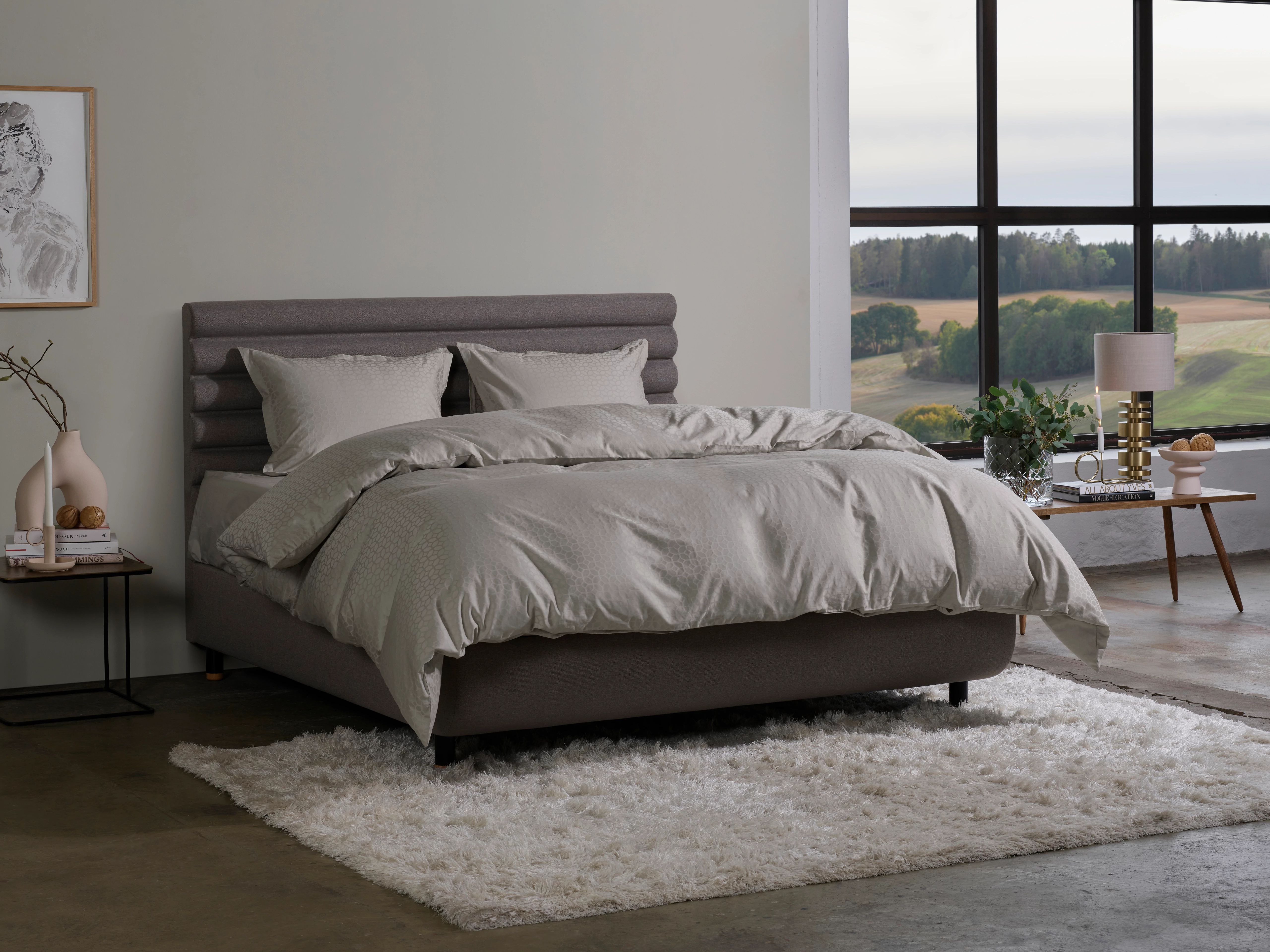 Tempur Satin Luxe Jacquard Pussilakana Luonto 225x220