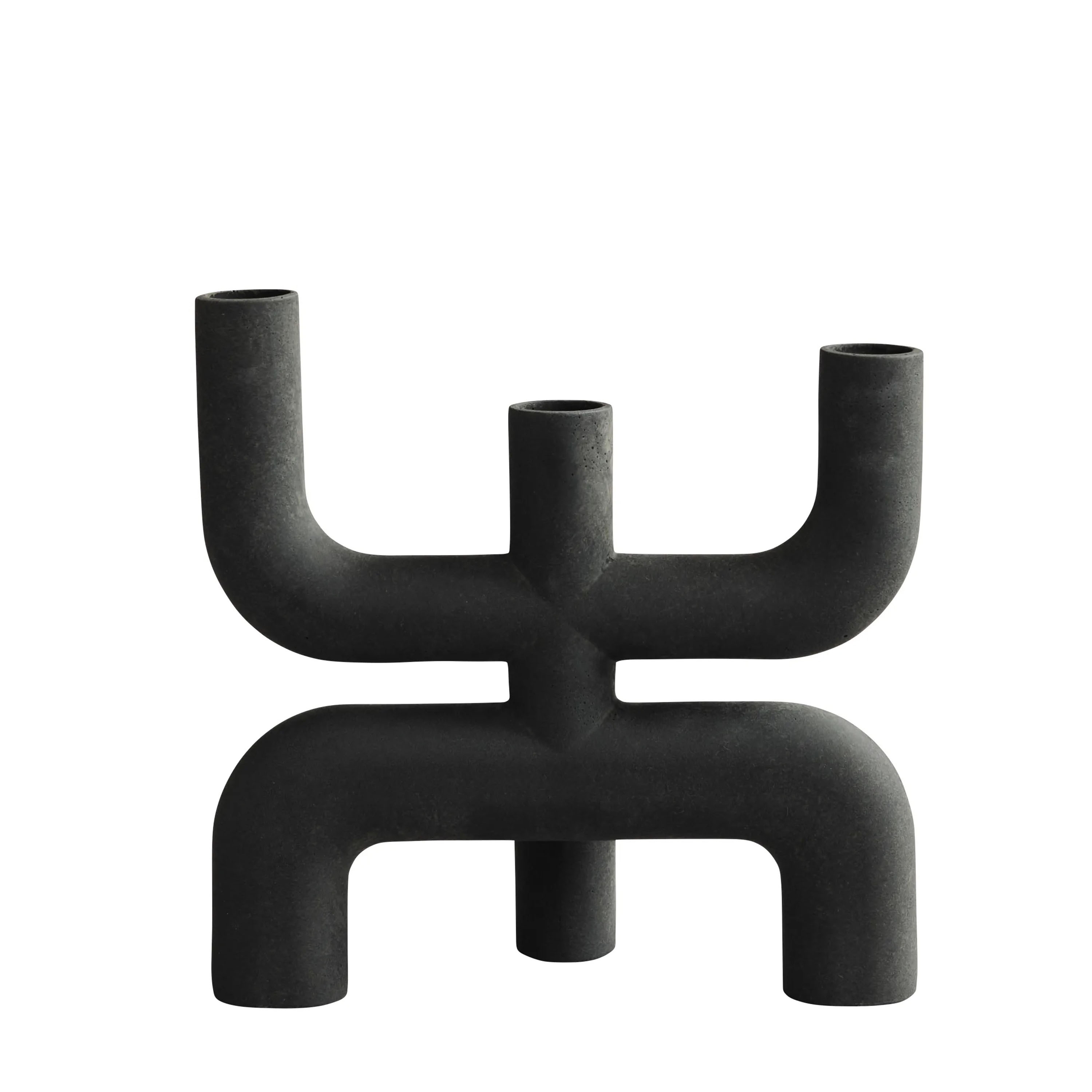 101 Copenhagen - Cobra Ljusstake Black - Svart