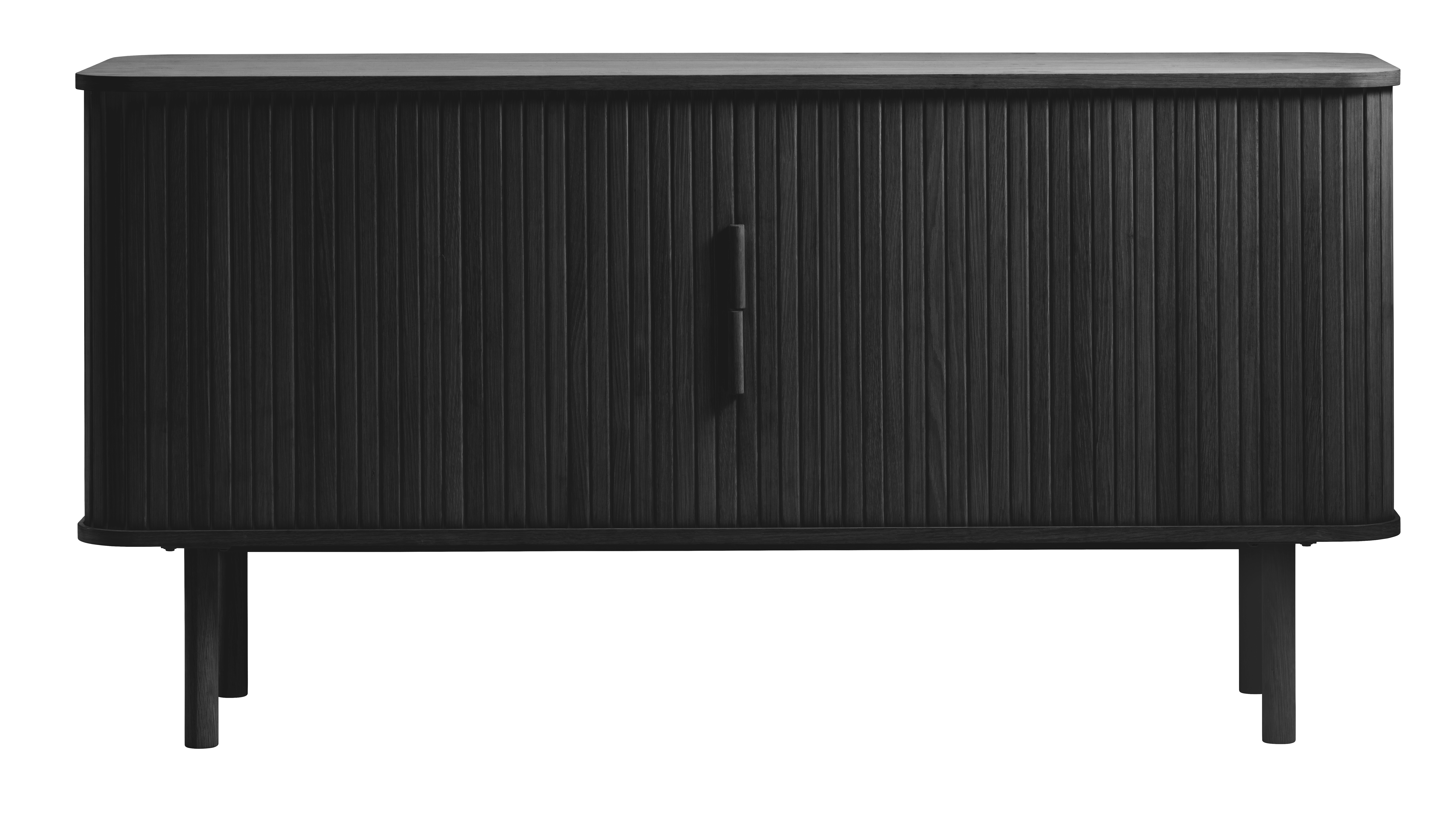 Sleepo Collection - Tindra Senkki Black Oak 160cm Musta - FSC-märkt Ek, Fanér, MDF - Senkit