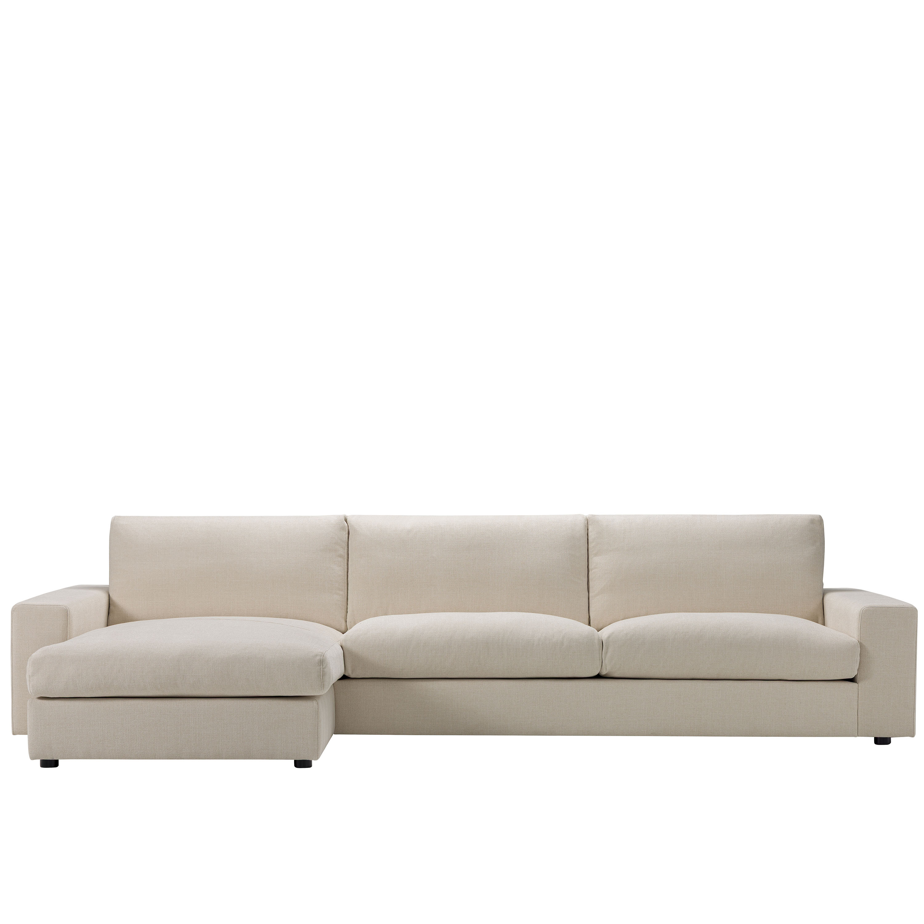 Mia 3-istuttava Divaanisohva Vasen Cream 326cm