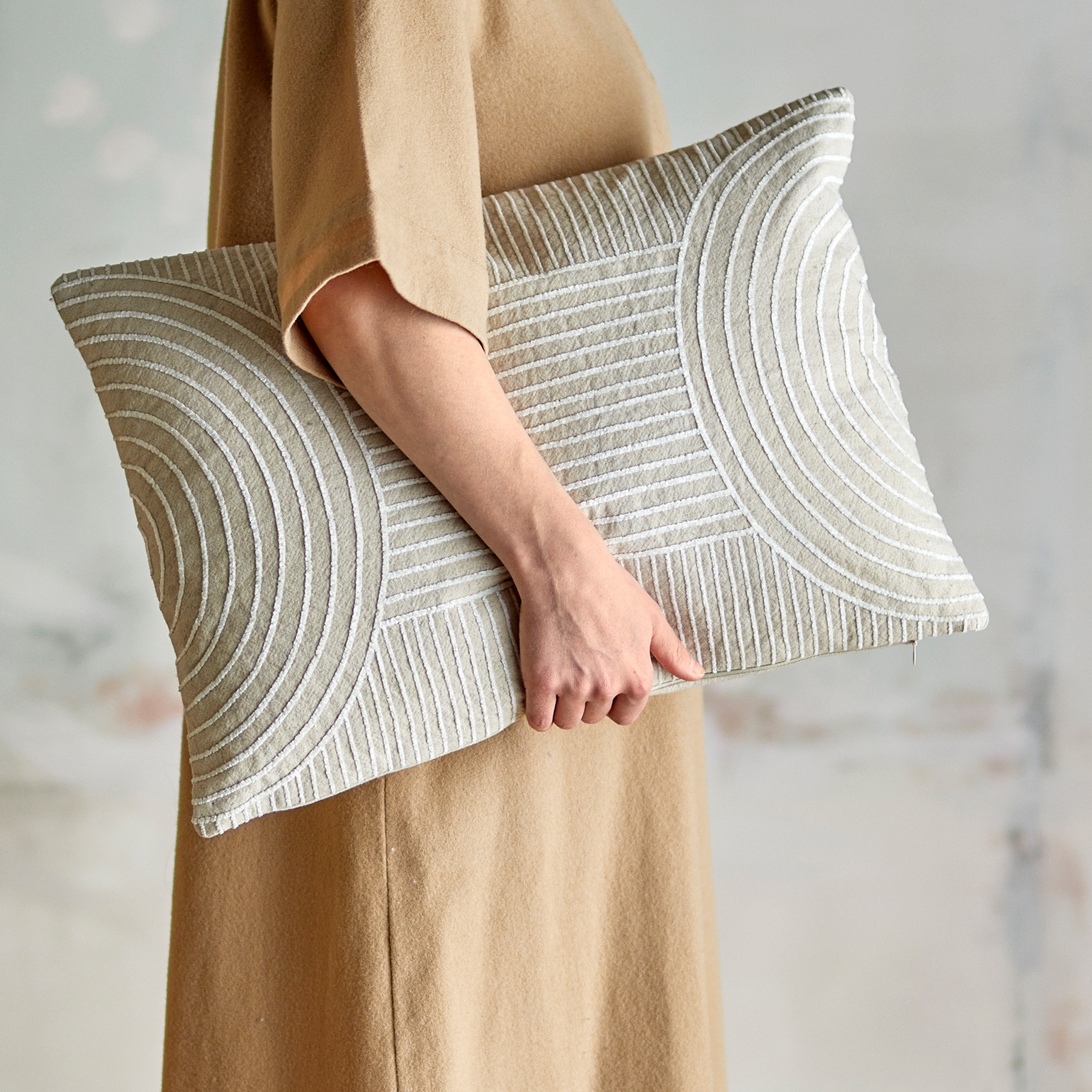 Bloomingville Chun Koristetyyny Luonnonväri 50x35