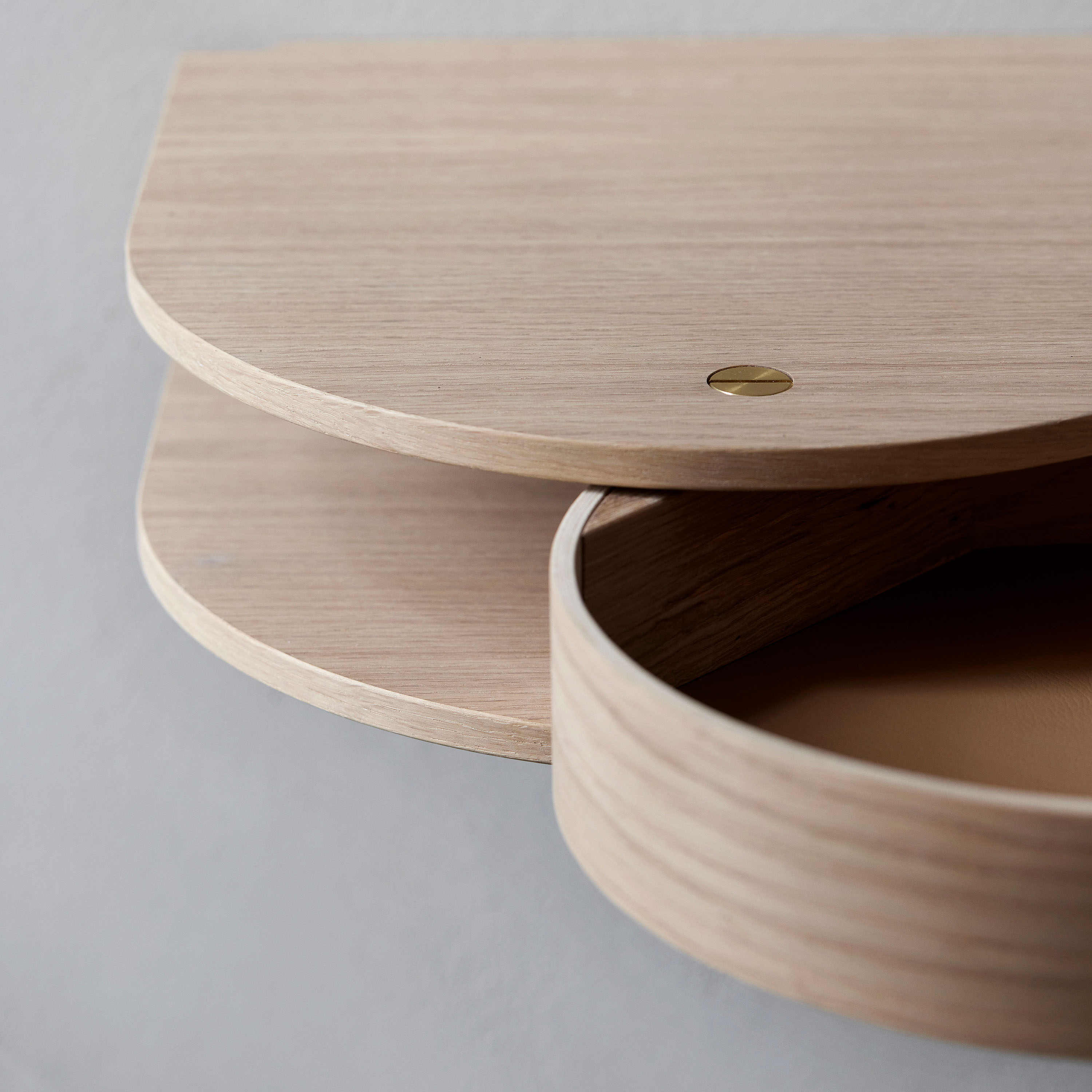 Northern Valet Wandregal Light Oiled Oak Small