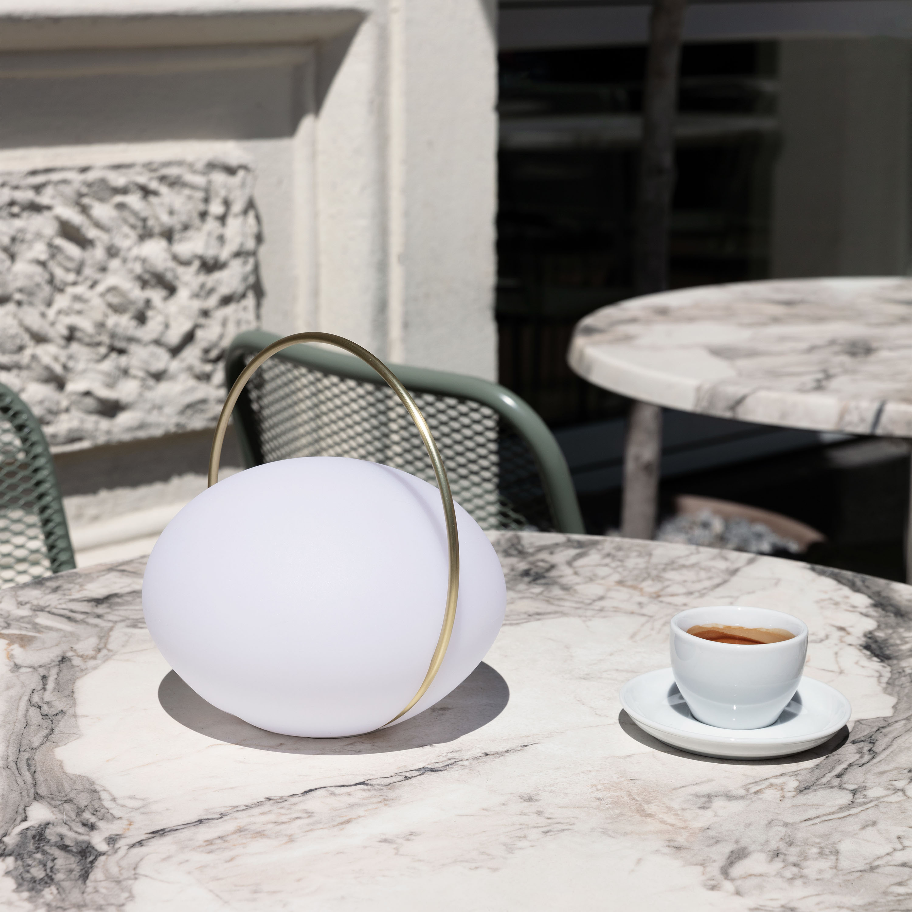 Umage Orbit Tragbare Tischlampe White 18cm