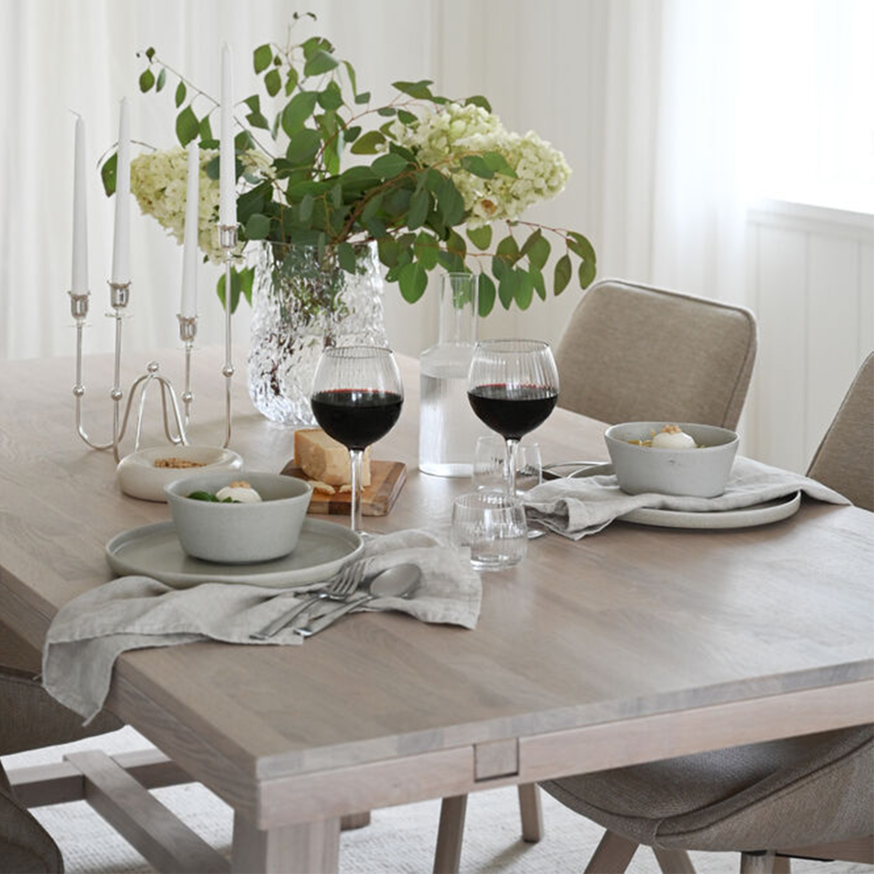 Rowico Home Brooklyn Matbord Vitpigmenterad Ek 170cm