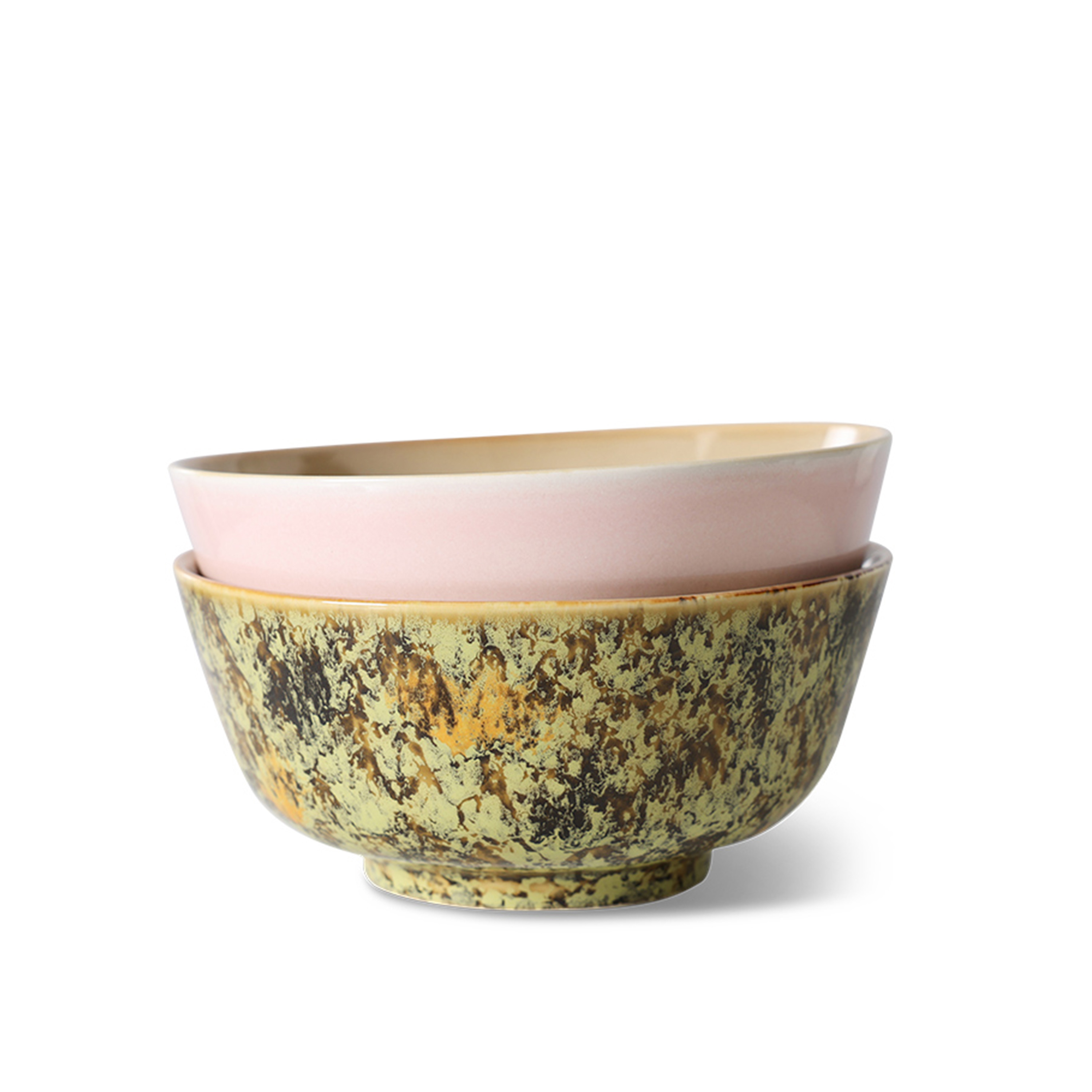 HKliving 70s Ceramics Ramenskål Ascend 2-pack