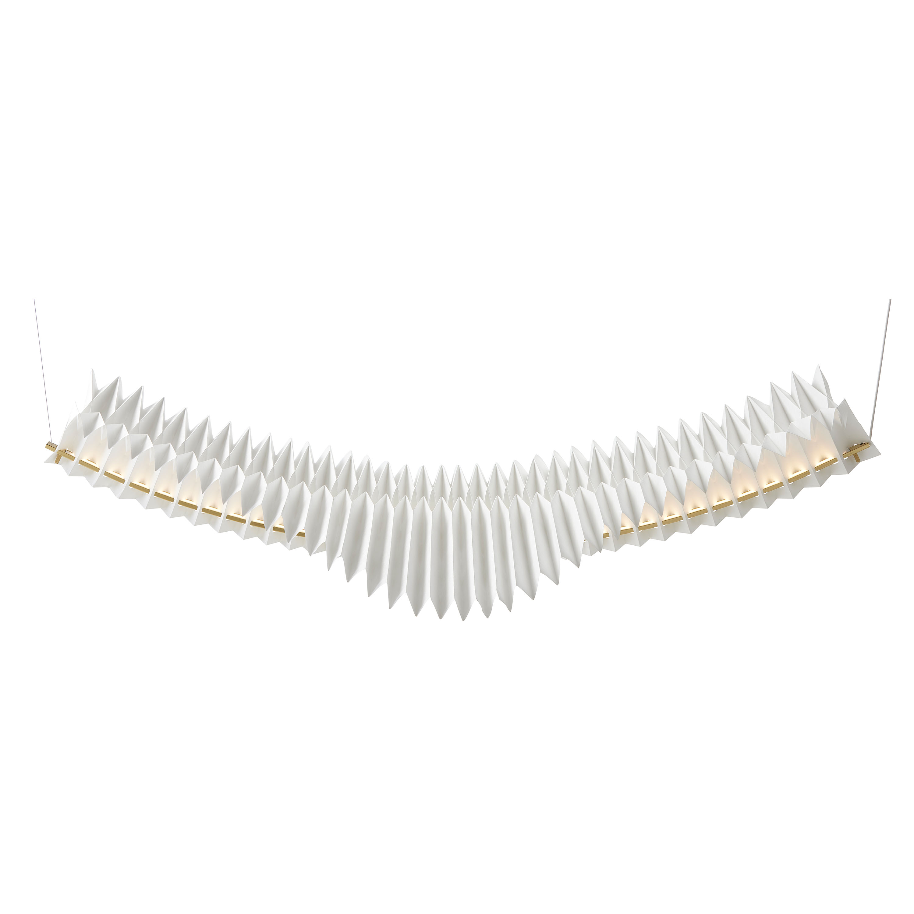 Frandsen Sora Deckenleuchte Massives Messing/Weiß