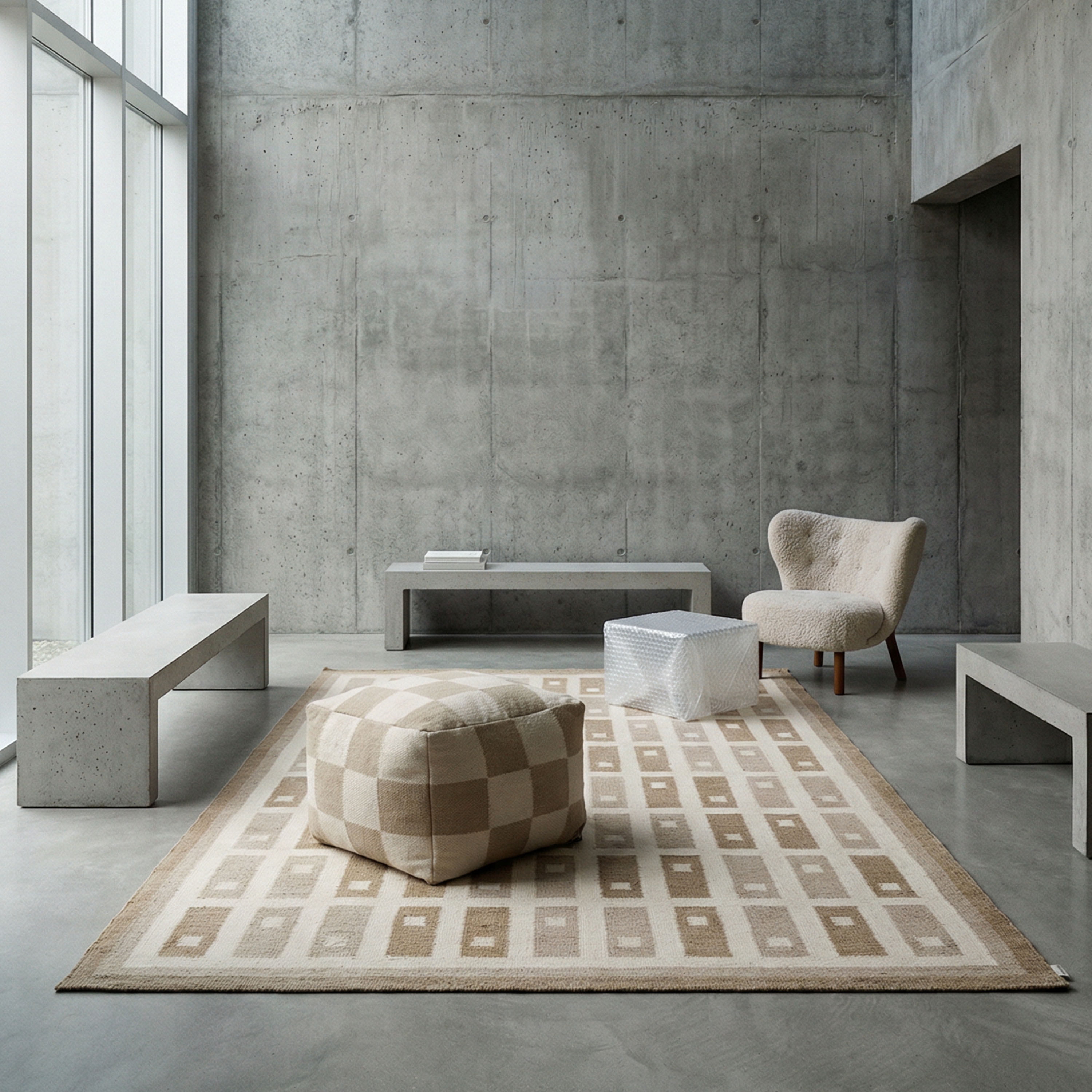 Classic Collection Fyrbo Ullteppe Beige 170x230