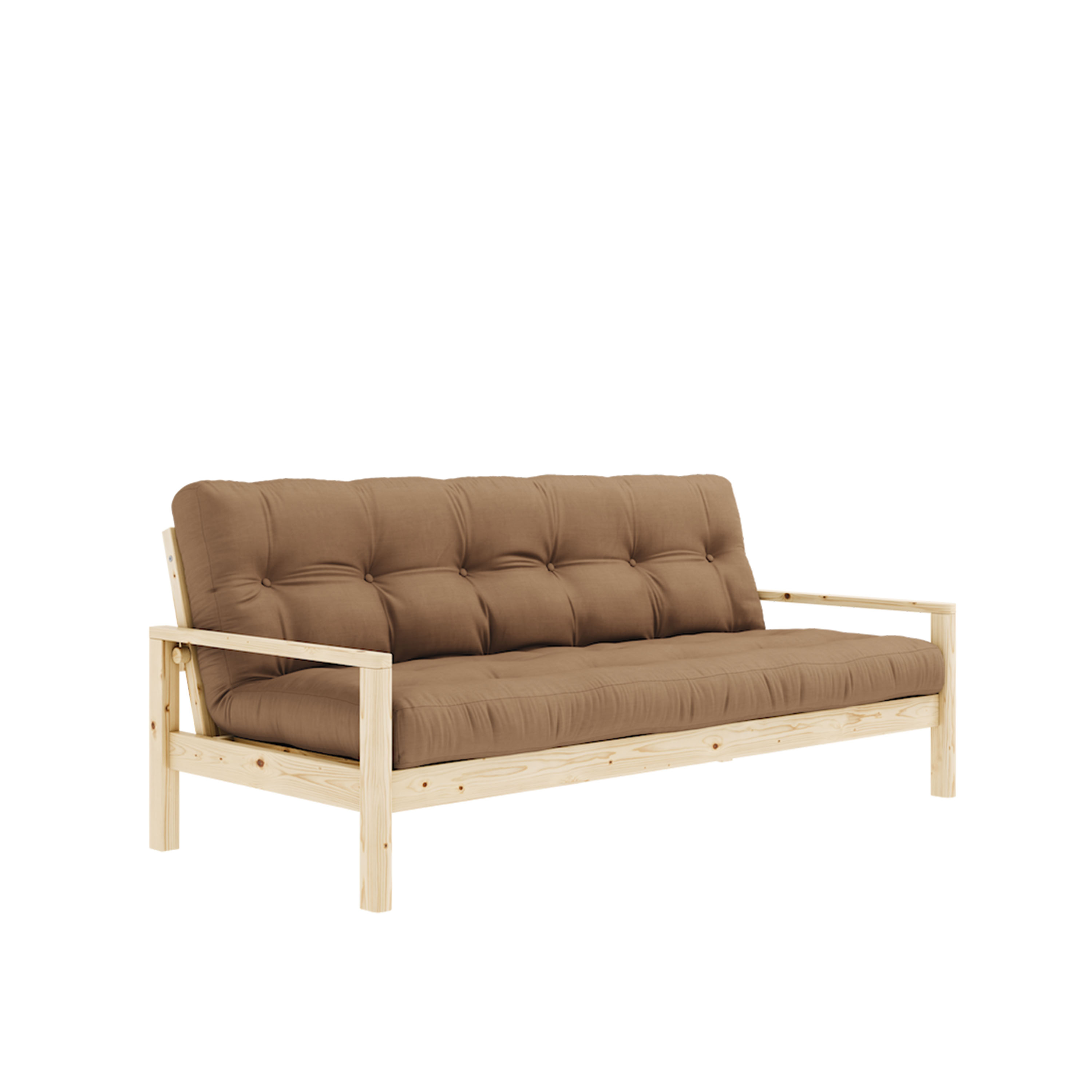 Knob Vuodesohva Luonnonväri/Mokka 190 cm