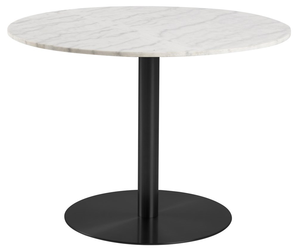 Nordic Home - Brielle Matbord Vit/Svart Ø105