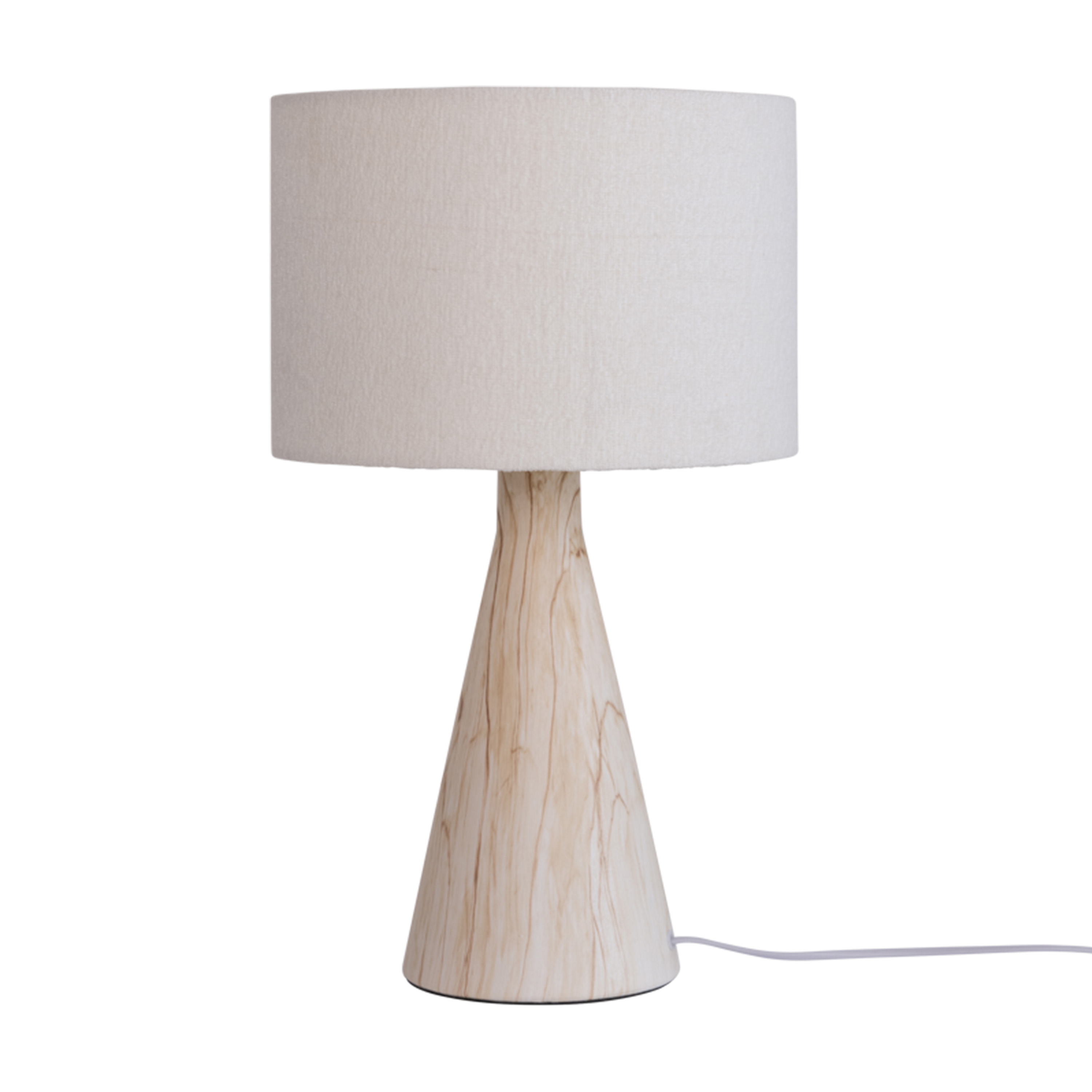 Urban Nature Culture Jun Tischlampe Tavertine/White 50cm