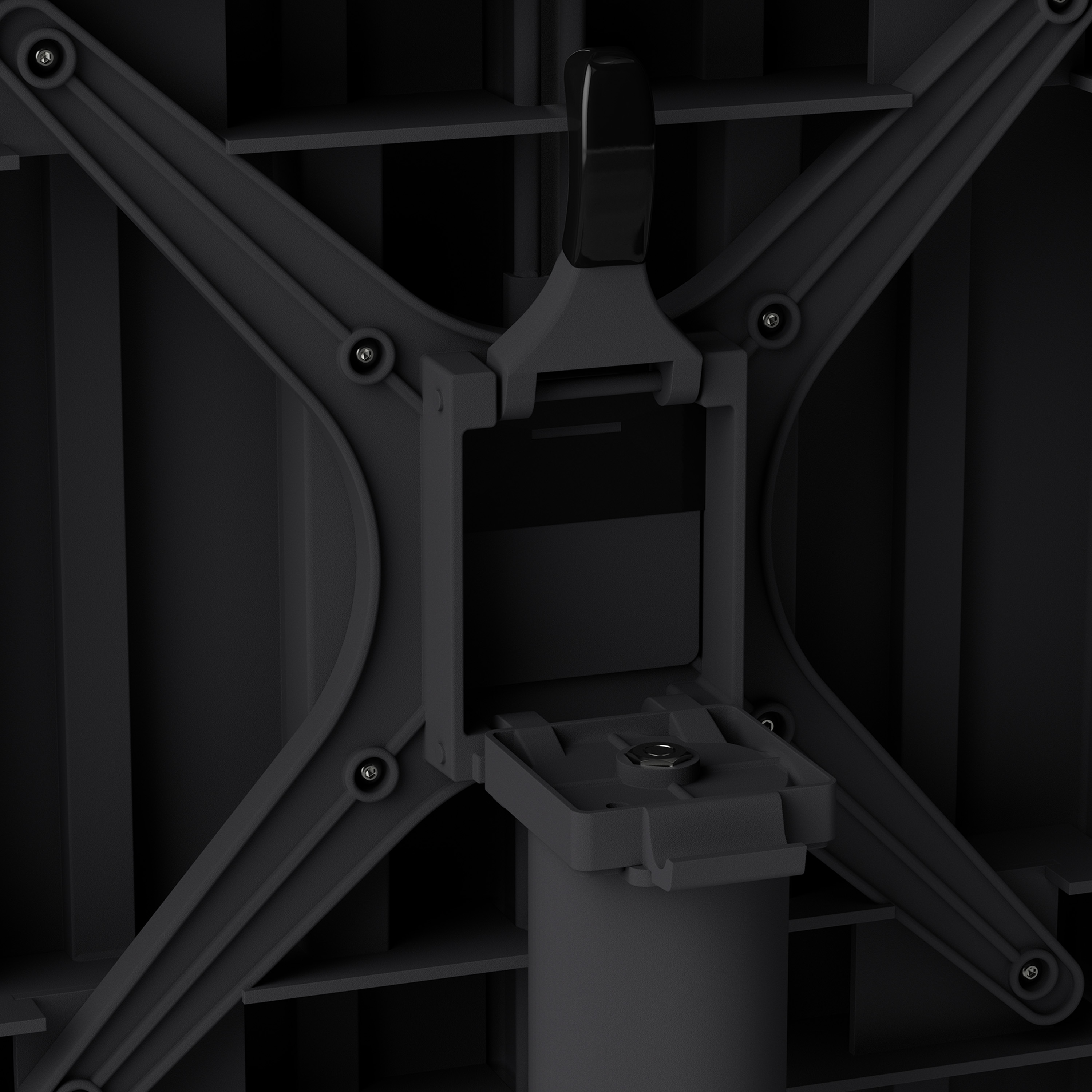 Fatboy Fred's Square Bistreau Bord Anthracite 80x80