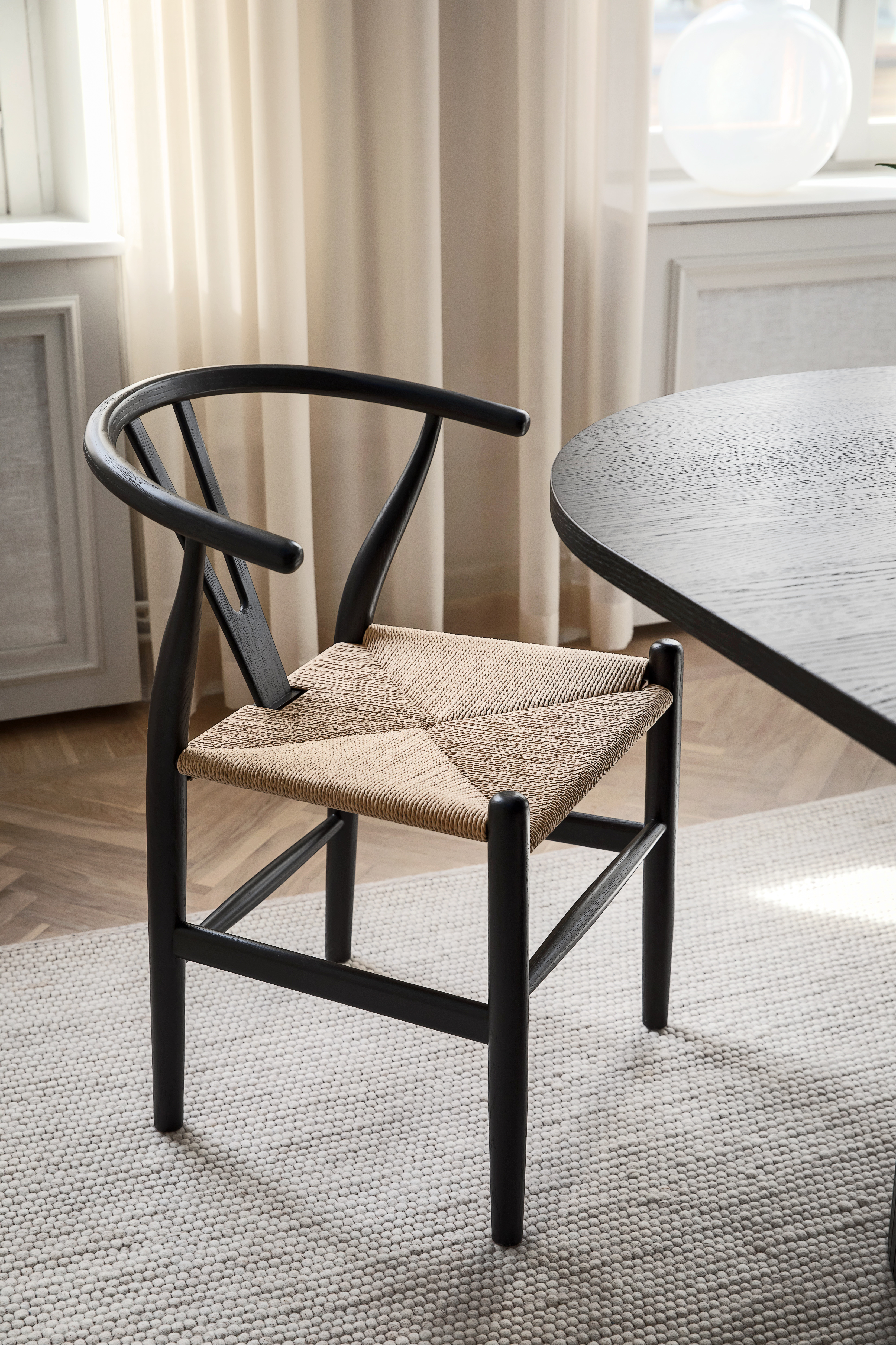 Sleepo Collection Clara Matstol Svartbetsad Ek