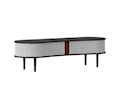 Audacious TV-Bänk Black Oak/Sterling 140cm