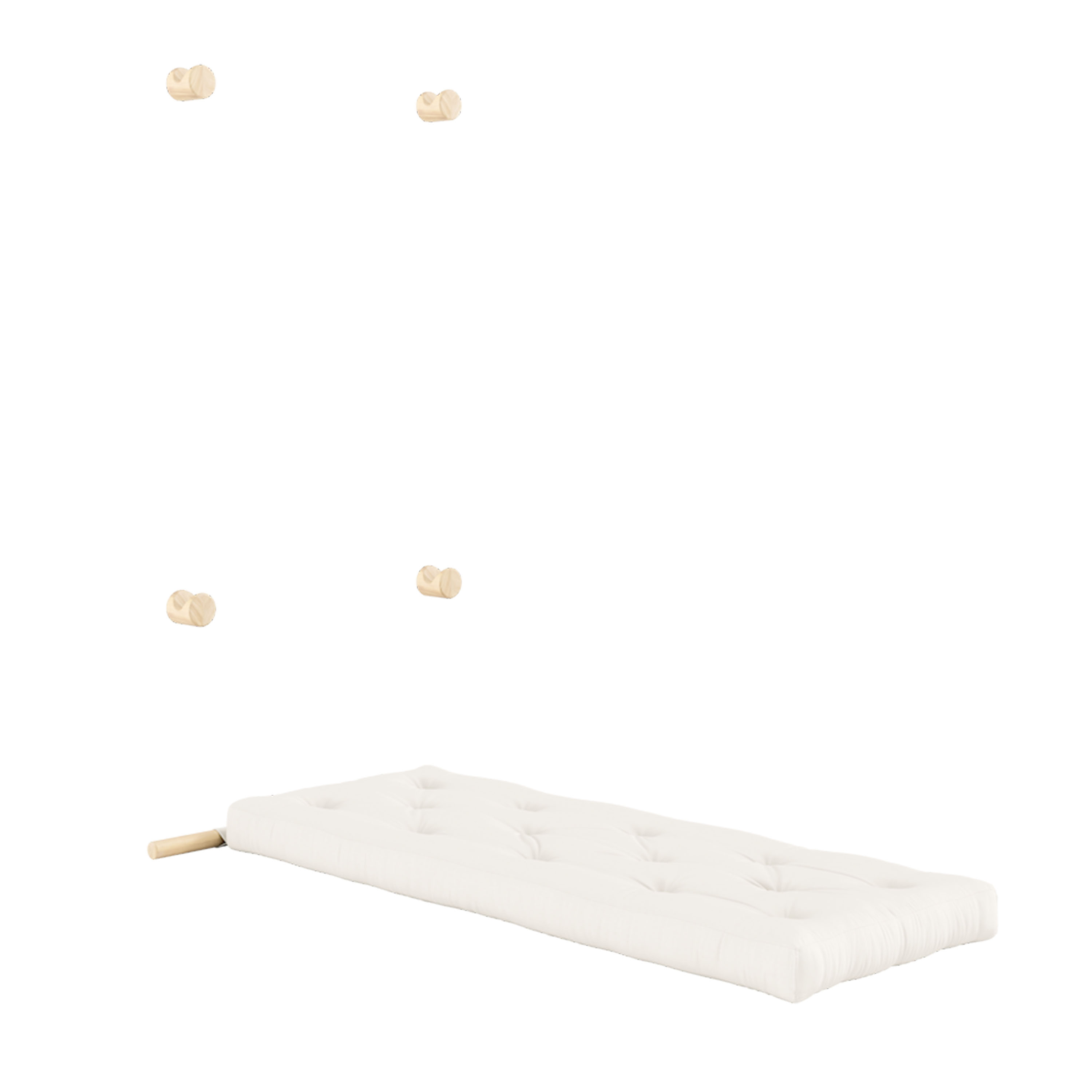 Karup Design Hooked Vuodesohva Raw/Natural 75x200