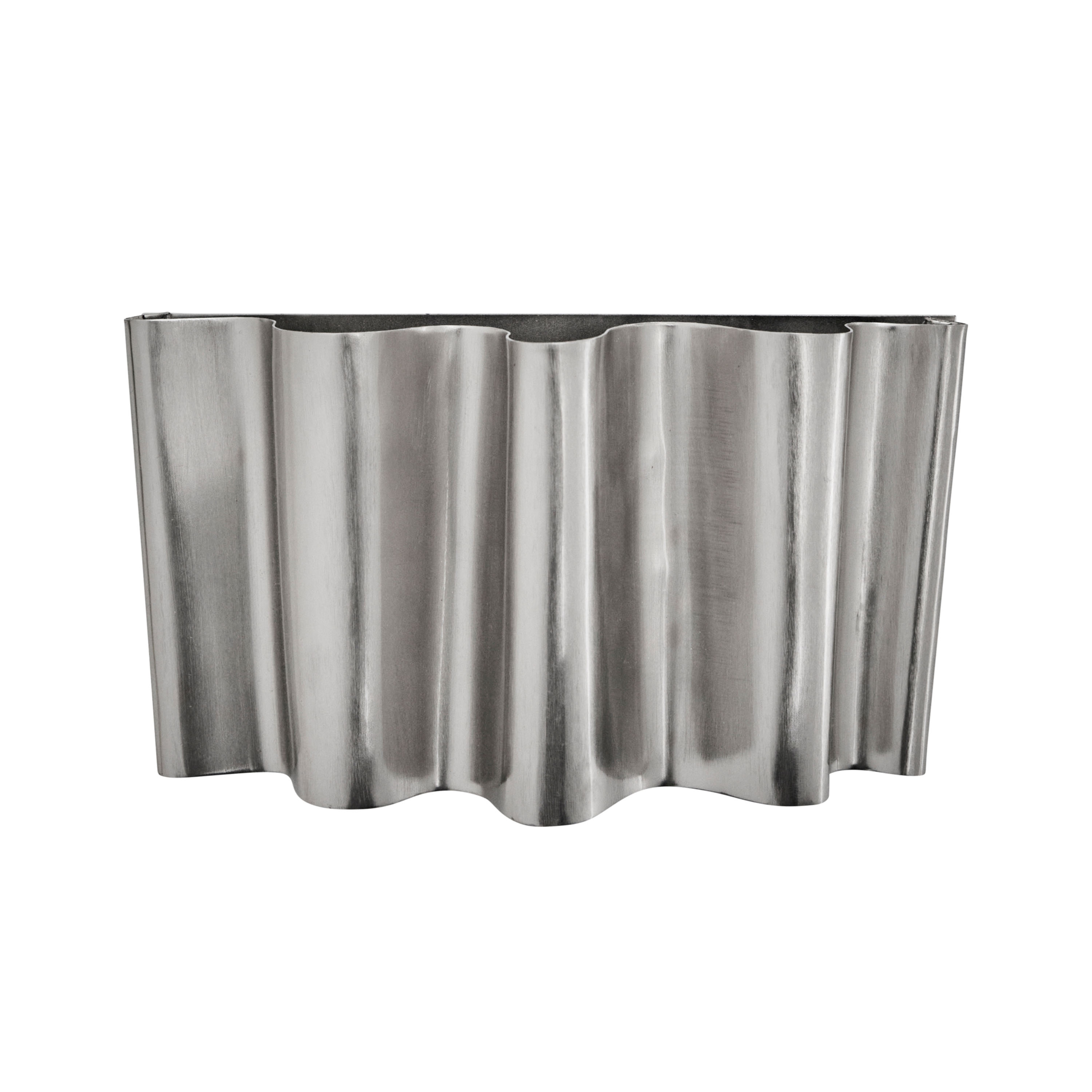 Flola Vägglampa Brushed Silver Finish 19x36