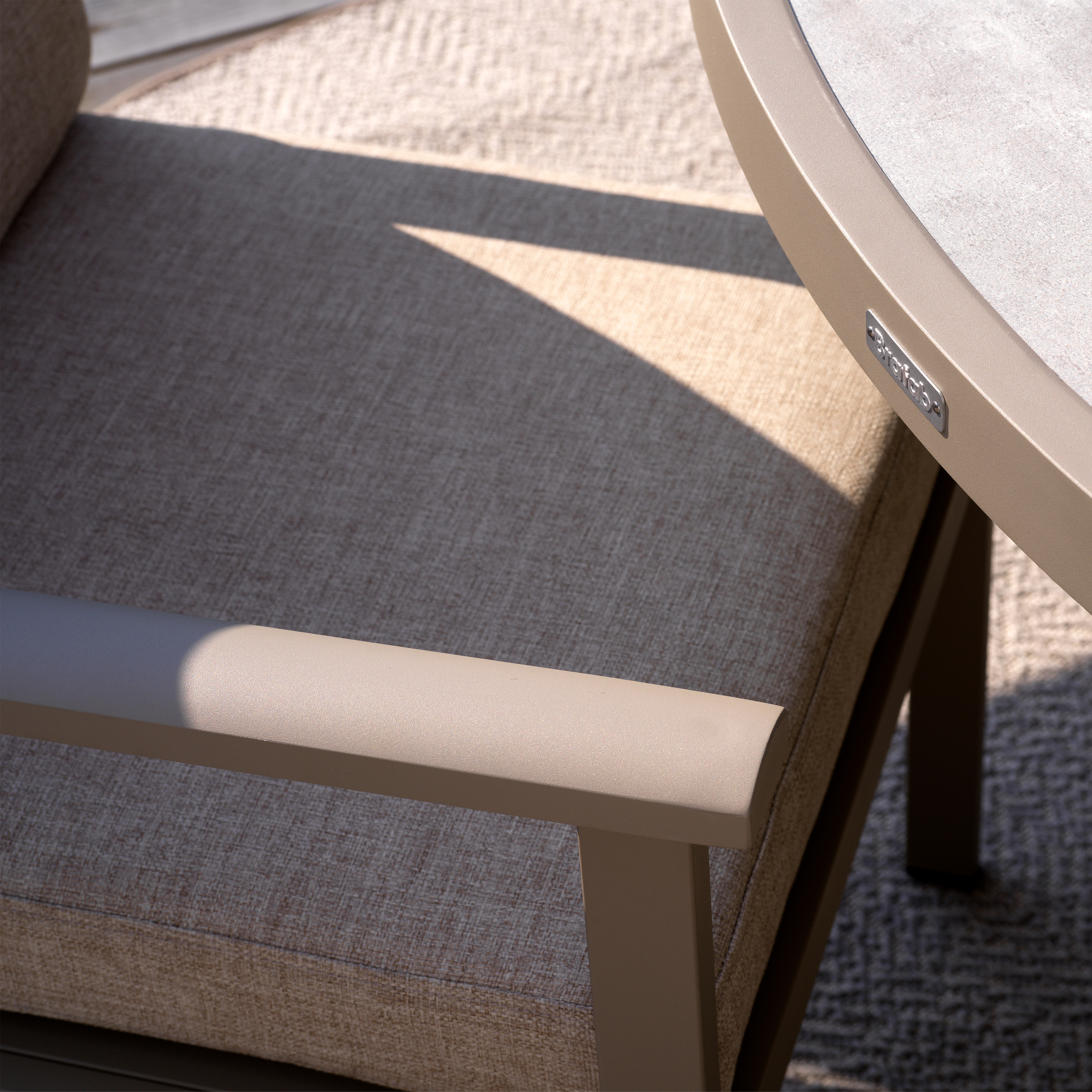 Brafab Samvaro Karmstol Khaki/Sand