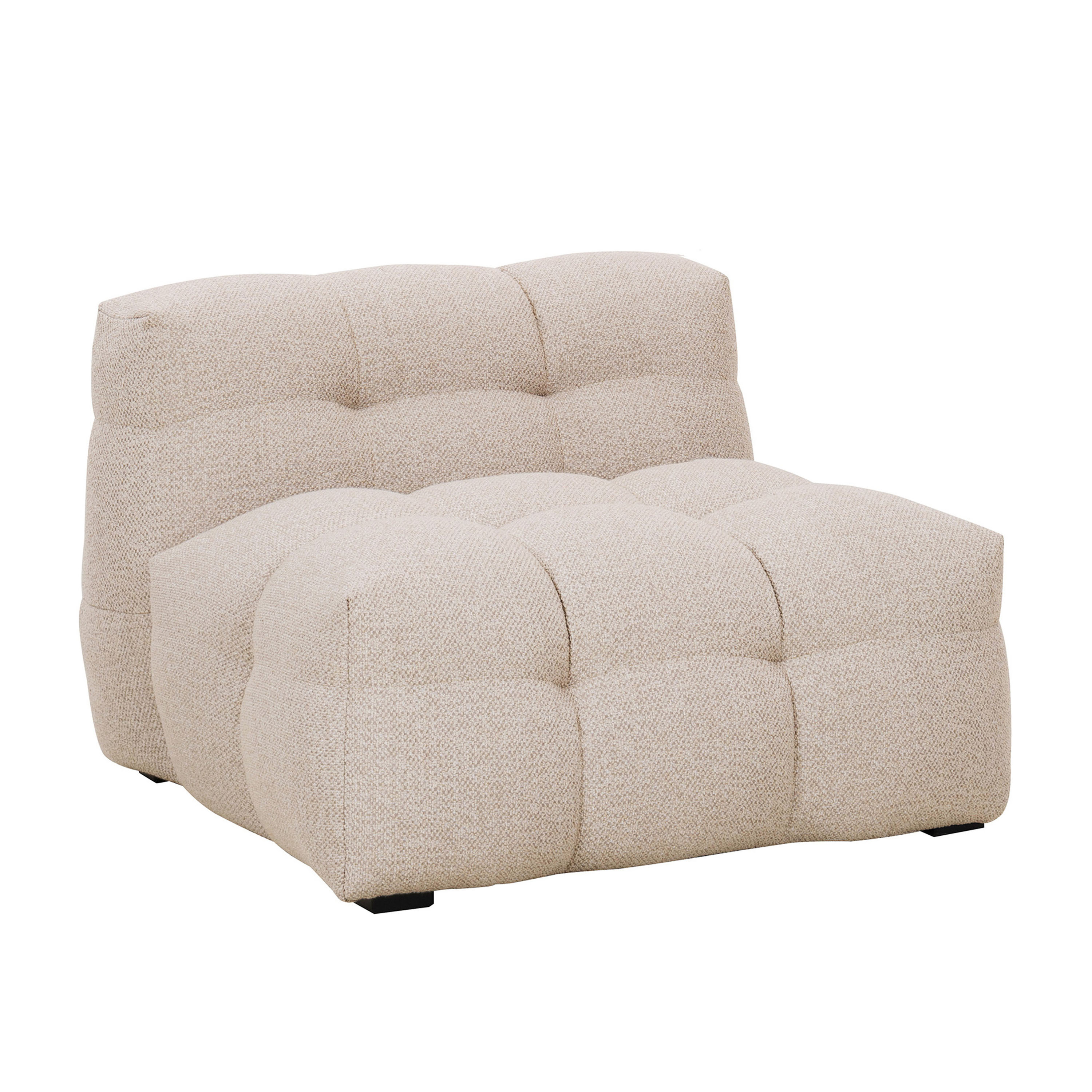 Billie Loungestol Beige Bouclé 89cm