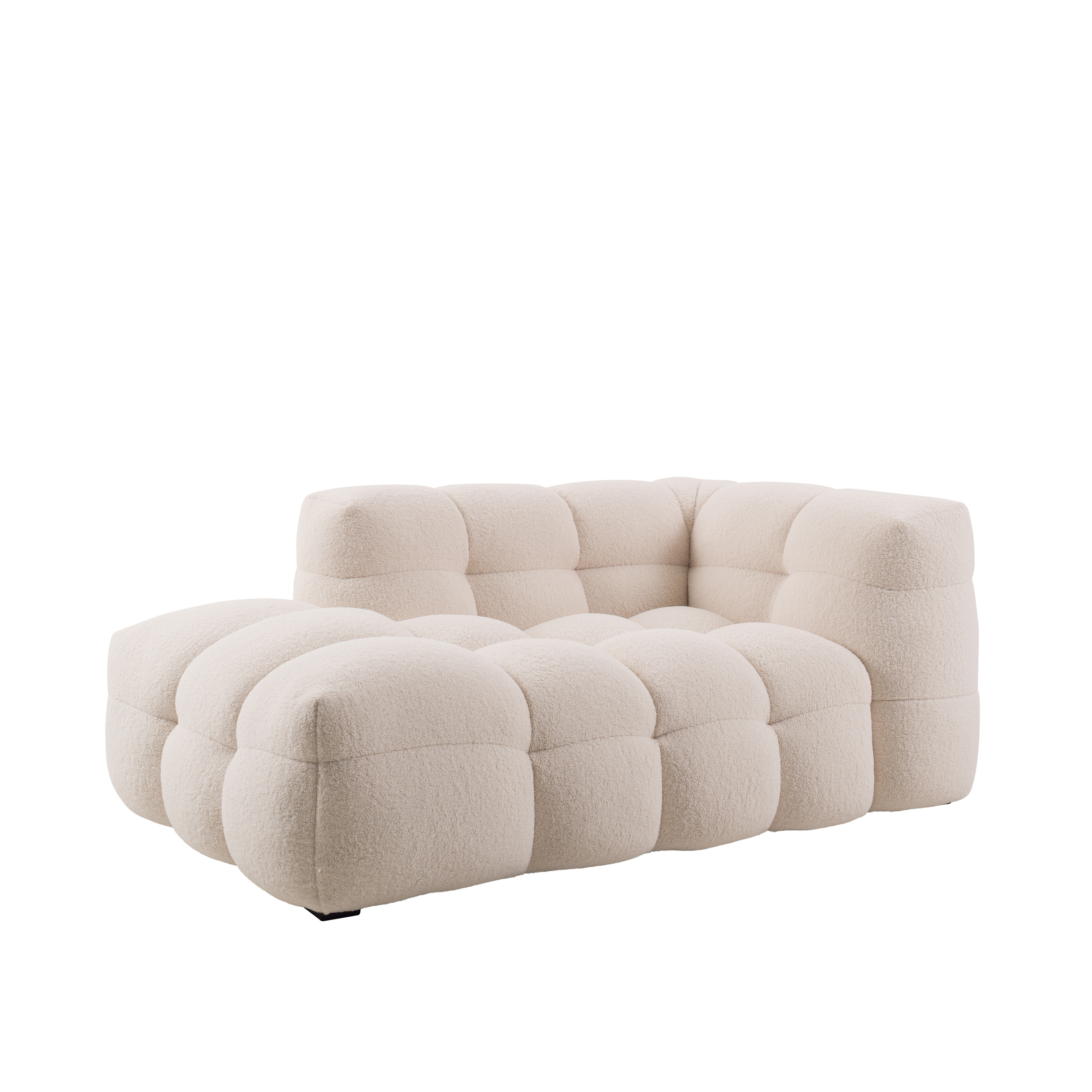 Sleepo Collection - Billie Schäslong Vänster Creme Teddy - Vit