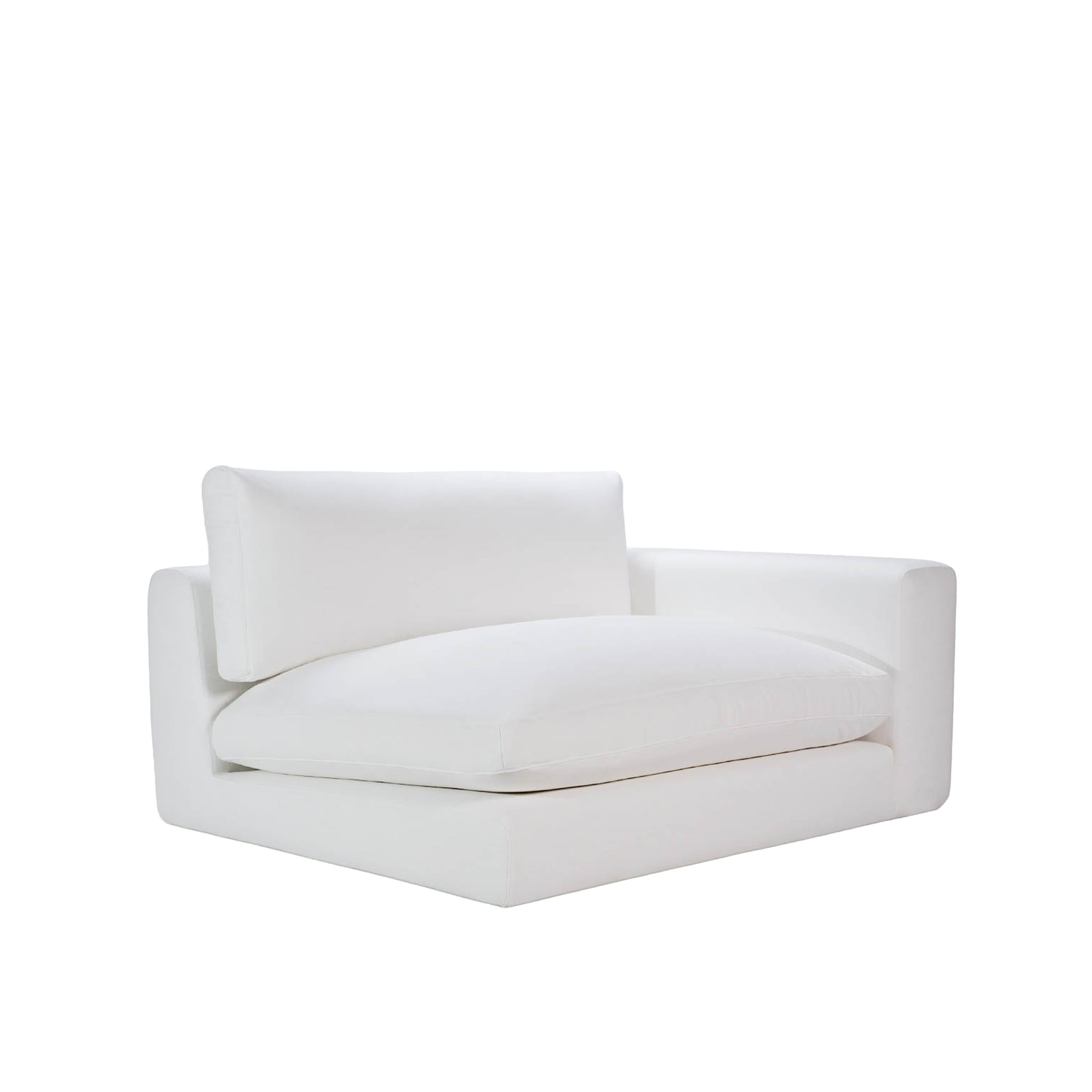 Capri 1.5-sits Soffmodul Höger Armstöd White 142cm