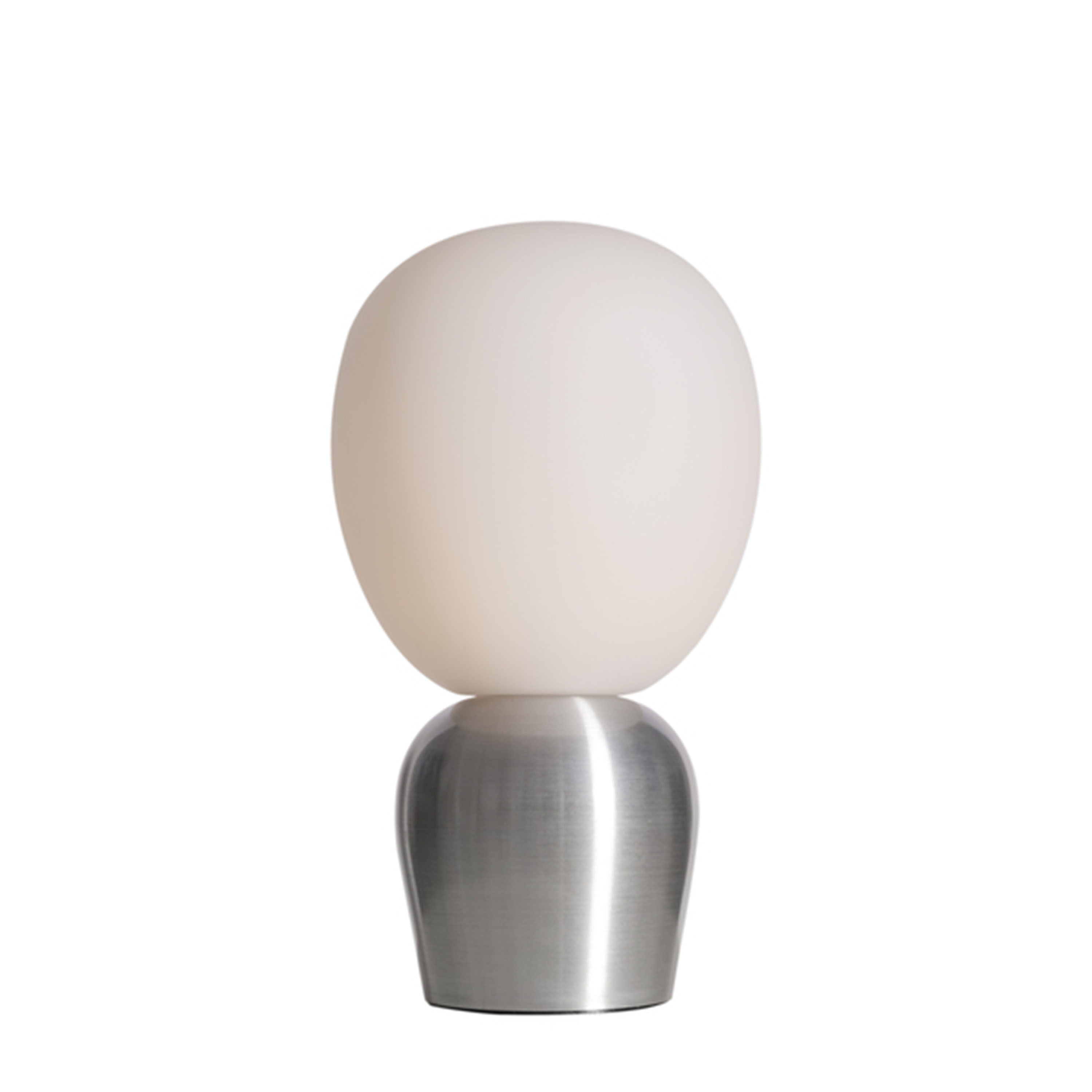 Buddy Bordlampe Børstet aluminium/Opalglass 33cm