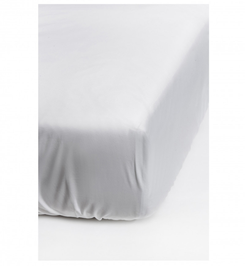 Himla - Dreamtime Formsytt Lakan GOTS Percale White 160x200 - Vit