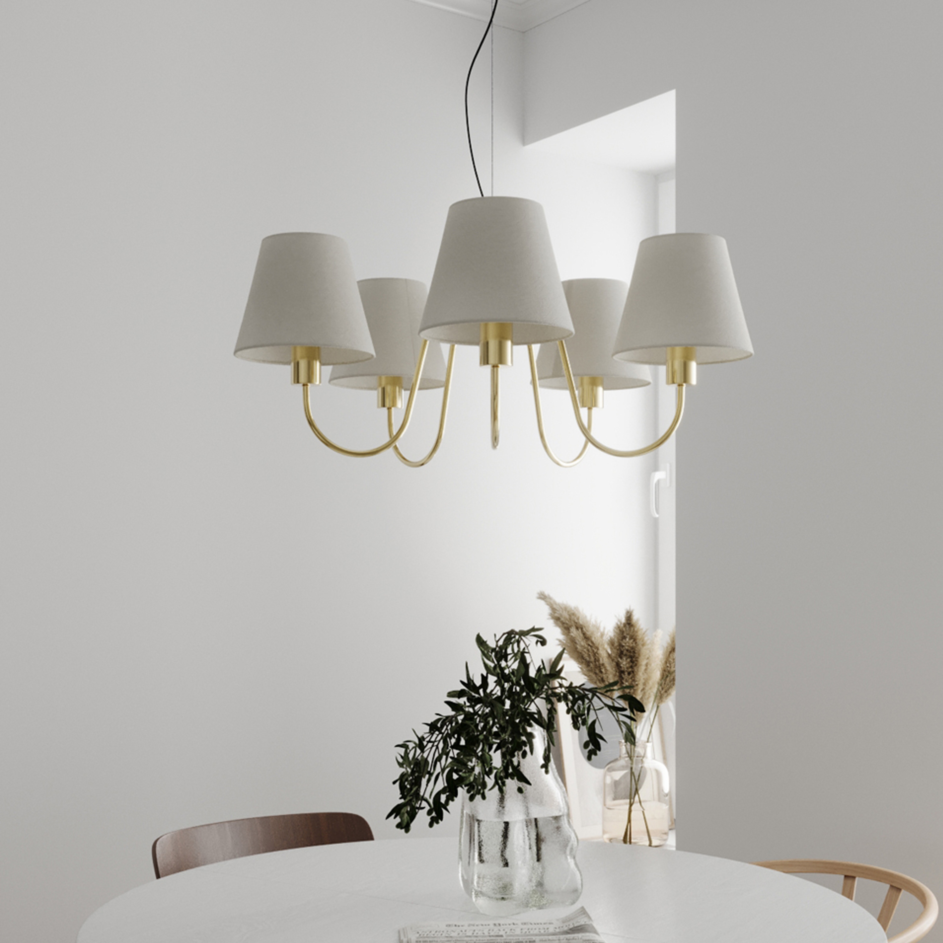 By Rydéns Lynx Taklampa Mässing Ø75