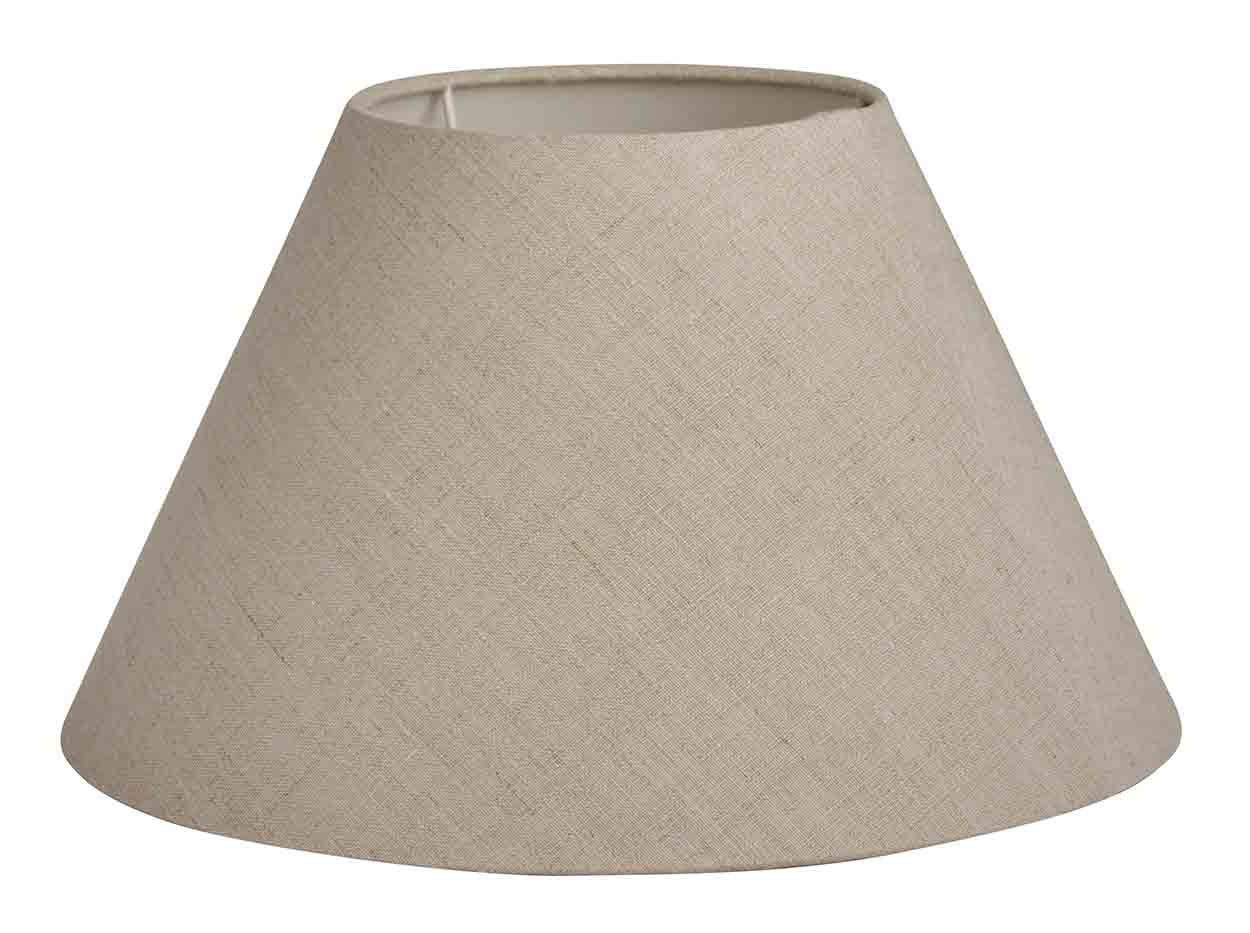 Basic Wide Lampskärm Natural Ø30